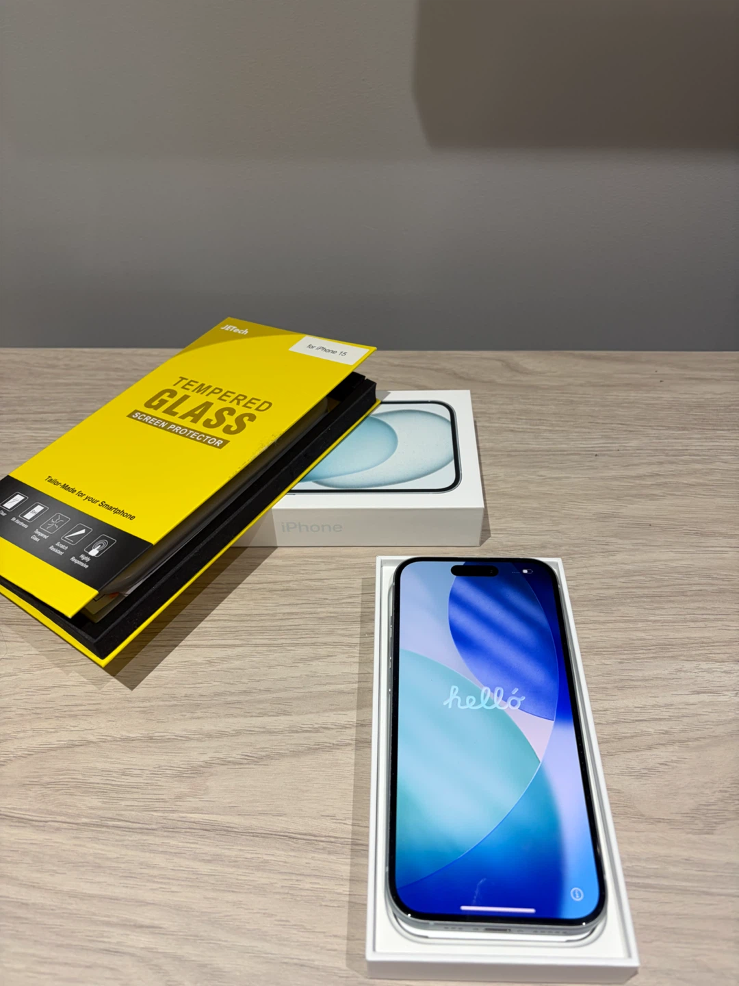 Used iPhone 15 128GB Blue, With Box
