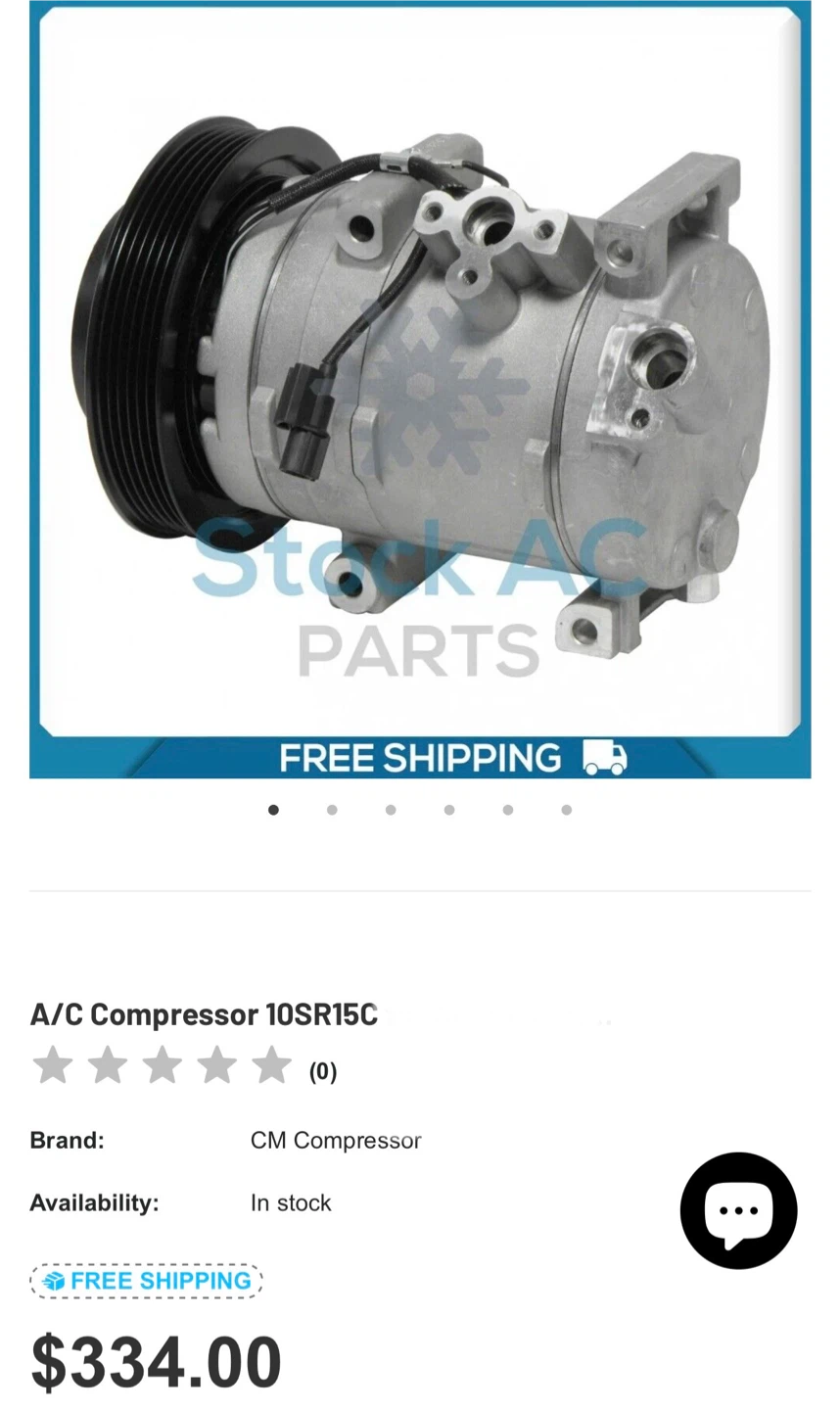 Denso A/C Compressor 10SR15C - photo 5