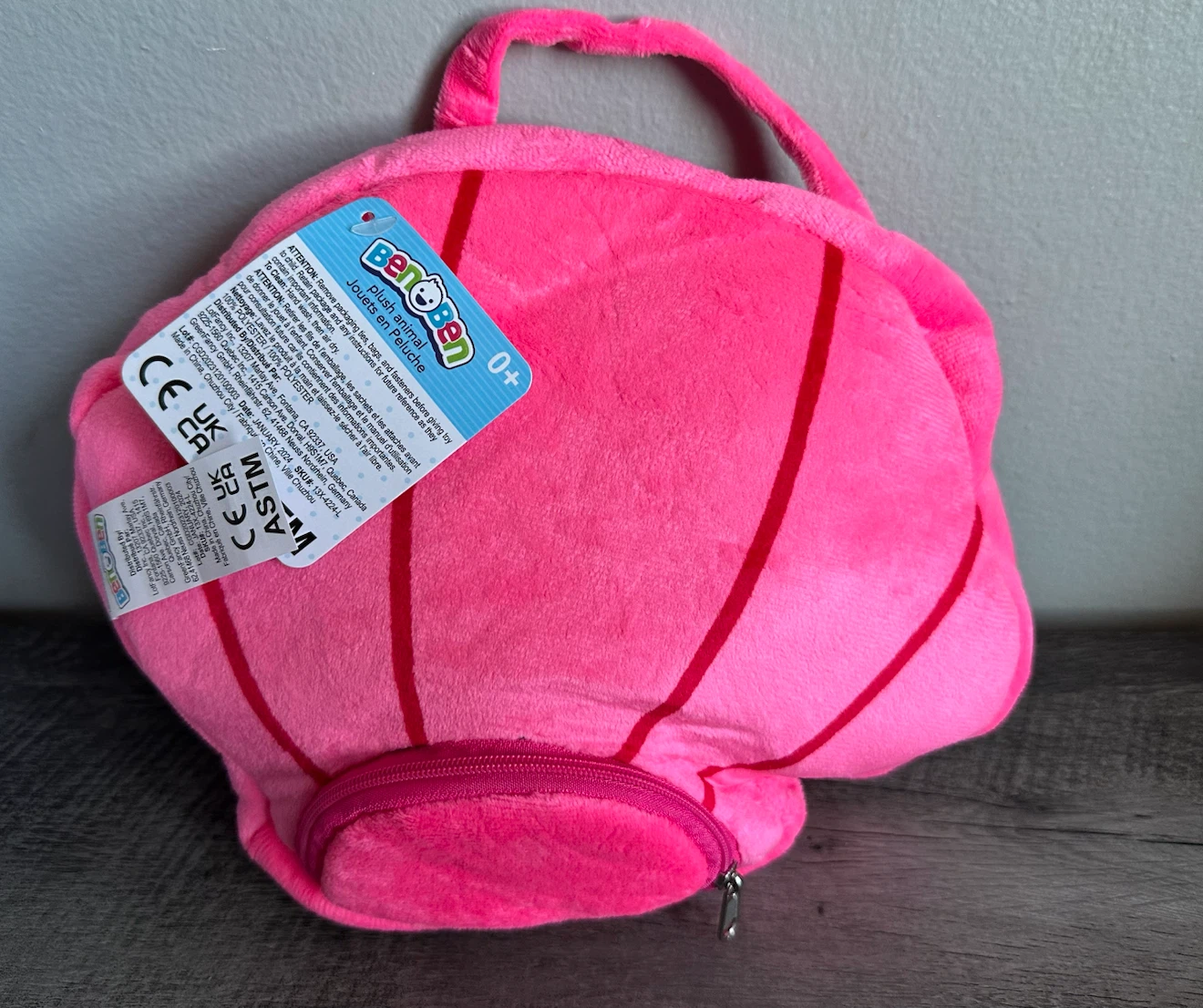 New BenBen Ocean Stuffed Animal 5 Pack with Shell Bag - photo 2