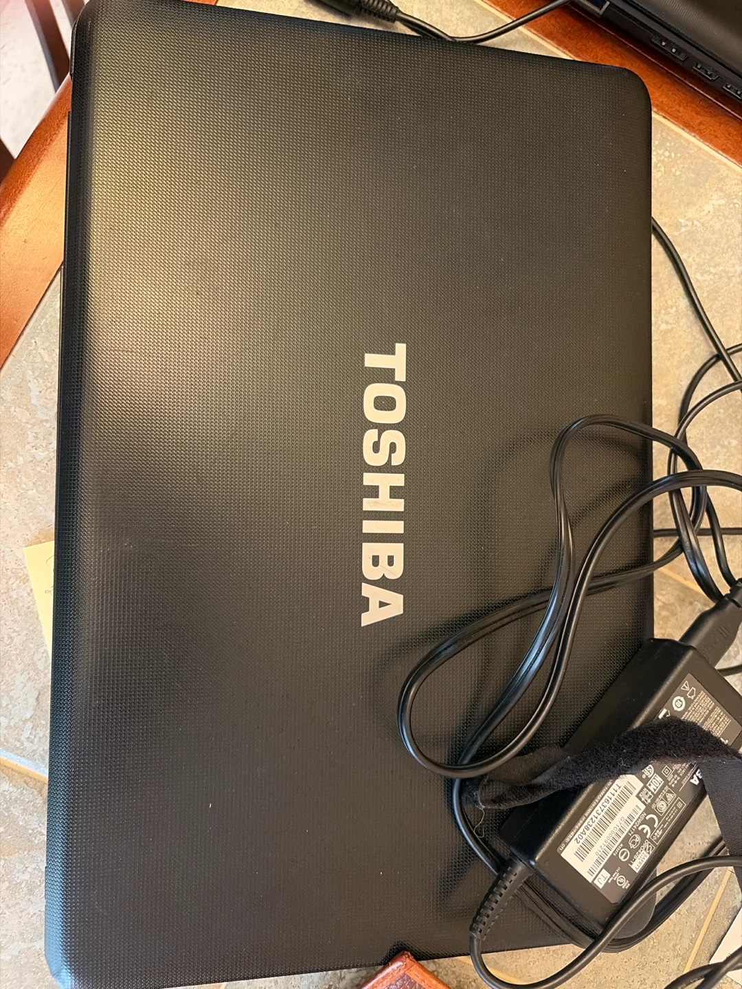 Toshiba Laptop with Charger