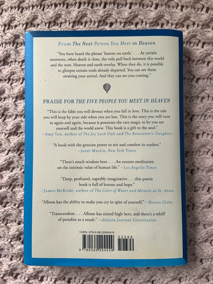 The Next Person You Meet in Heaven by Mitch Albom - photo 2