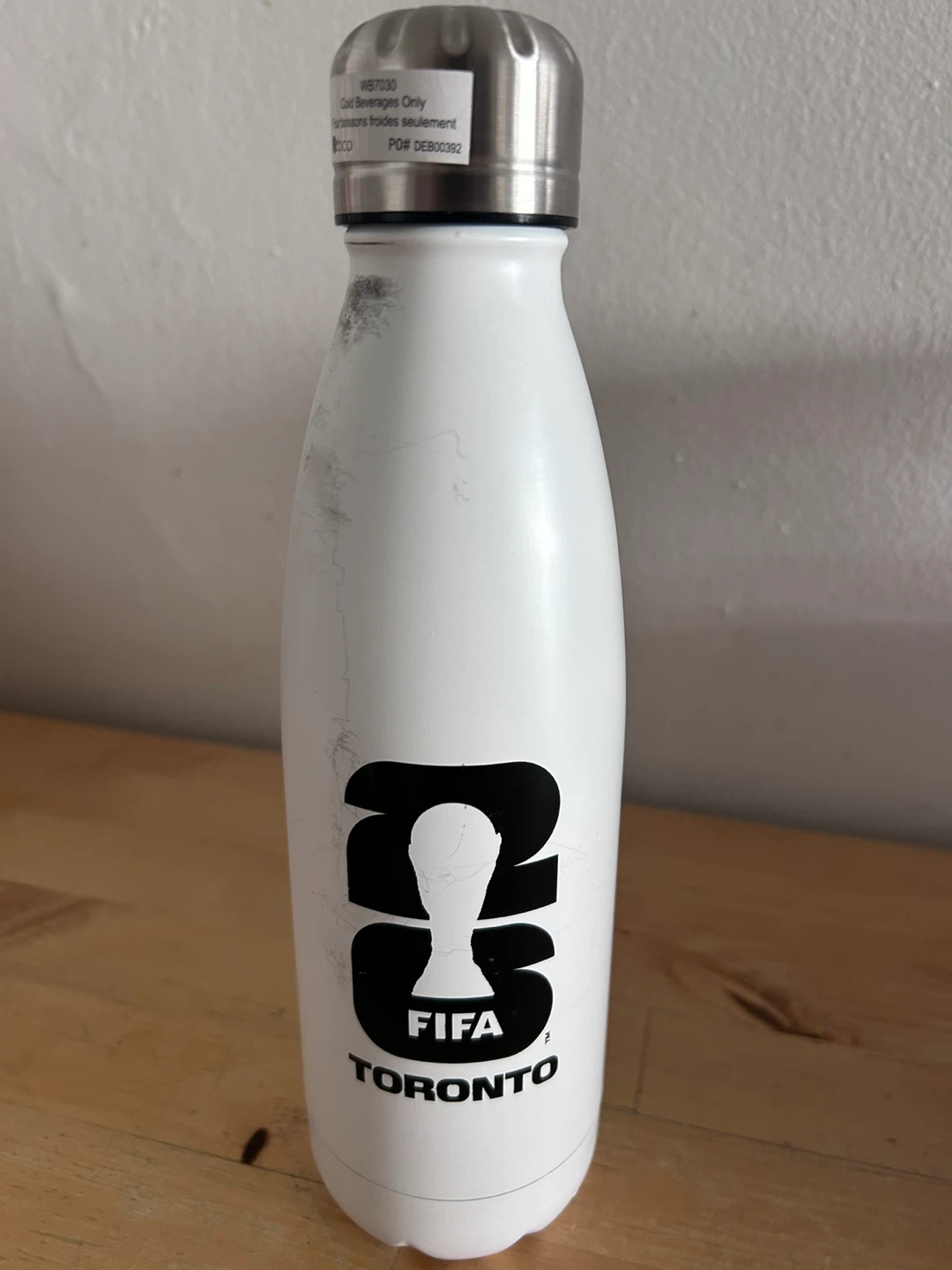 White FIFA Toronto Water Bottle