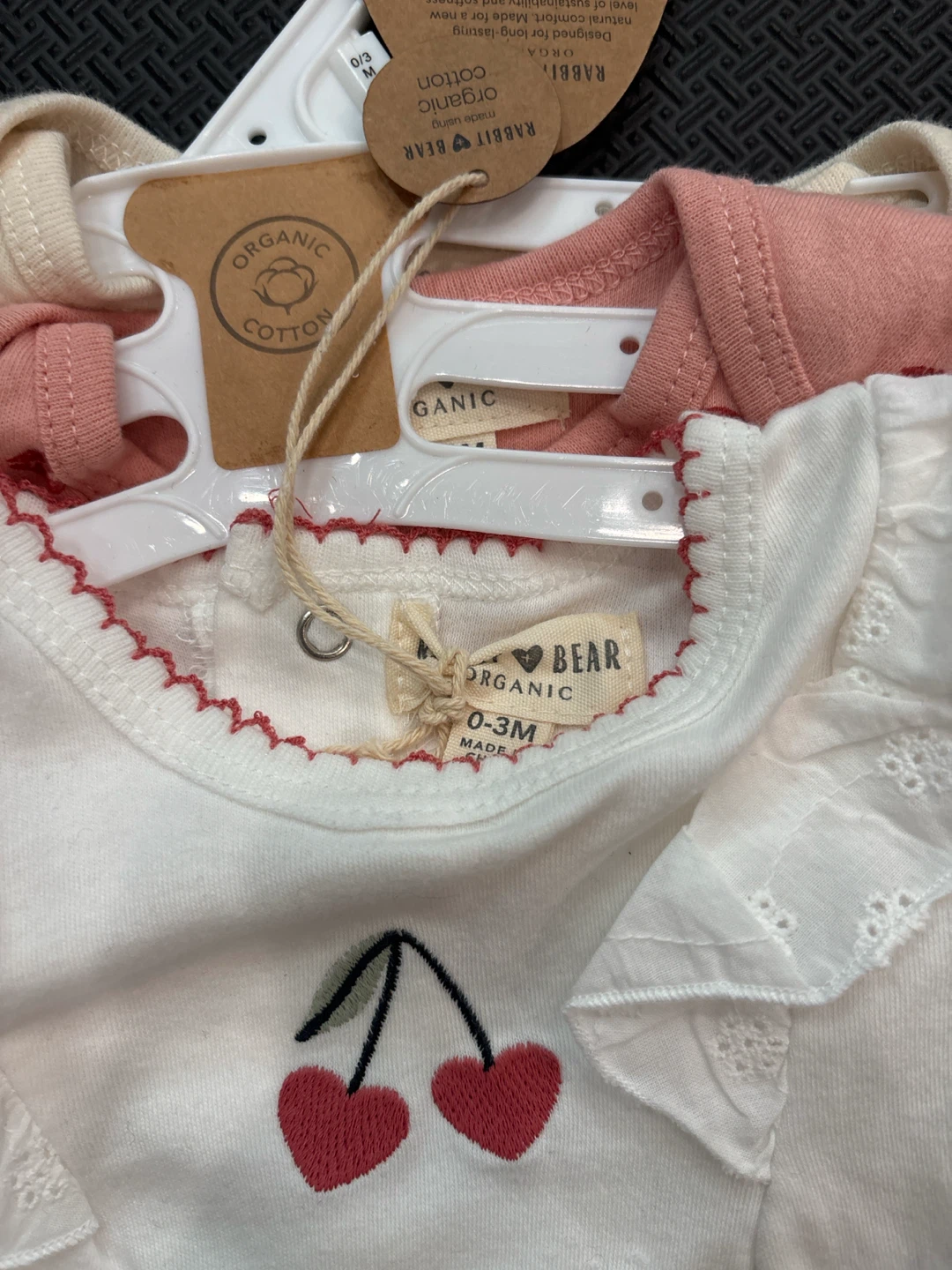 Rabbit Bear Organic Baby Bodysuits (3-Pack) - photo 4