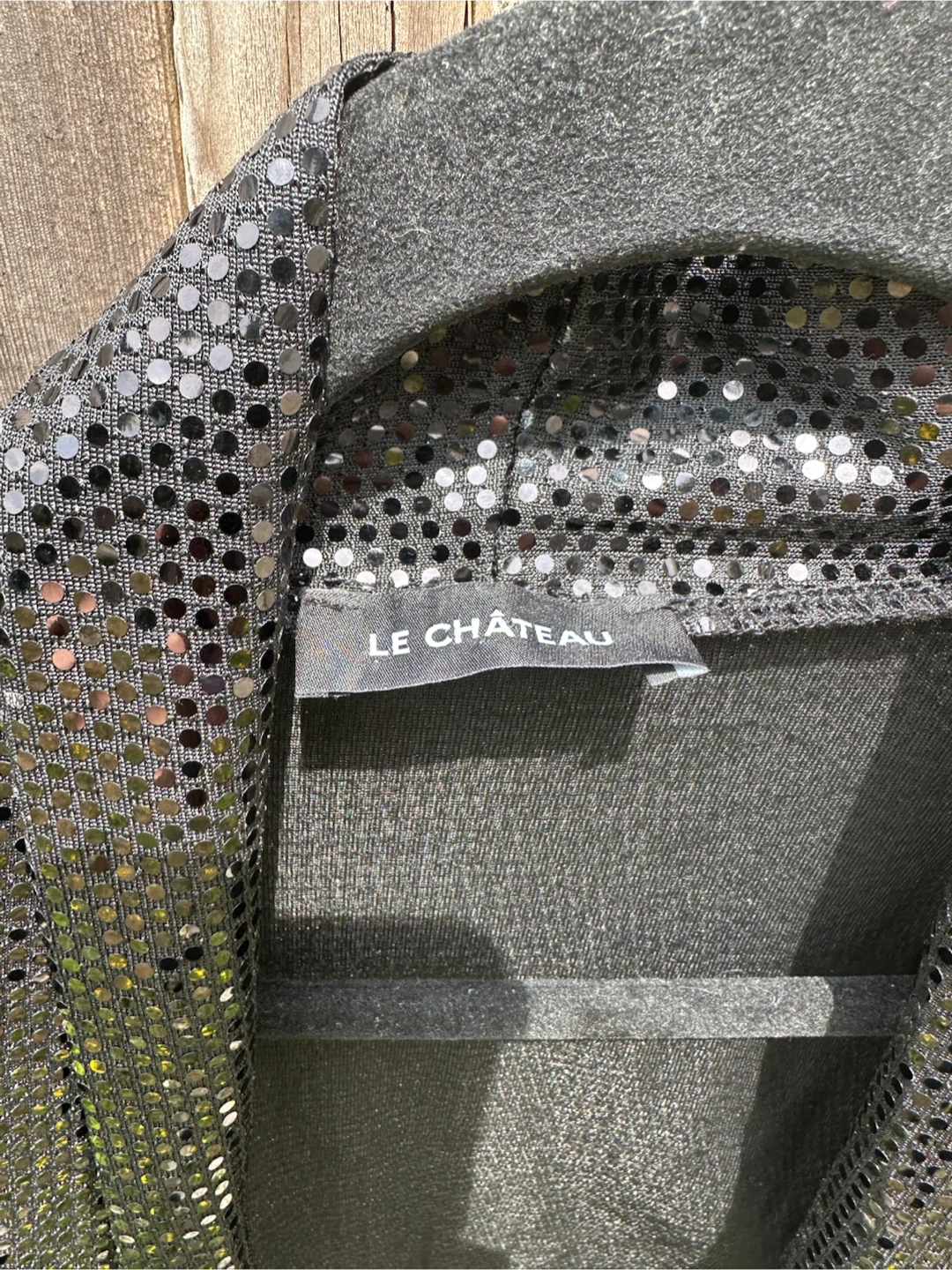Le Château Black Sequin Jacket - photo 2