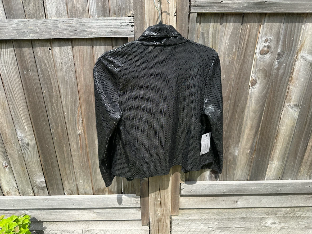 Le Château Black Sequin Jacket - photo 4