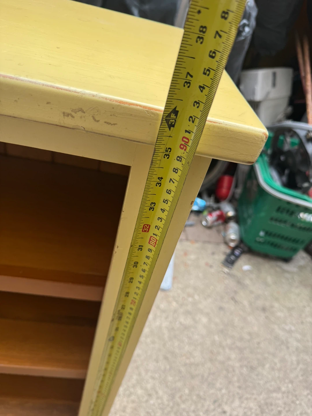 Yellow Wood Shelf Unit - photo 4