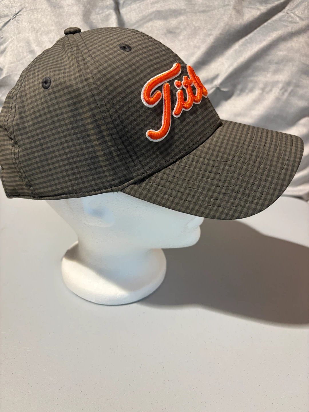 Titleist Golf Adjustable Hat Cap Baseball Men Gray Orange - photo 2