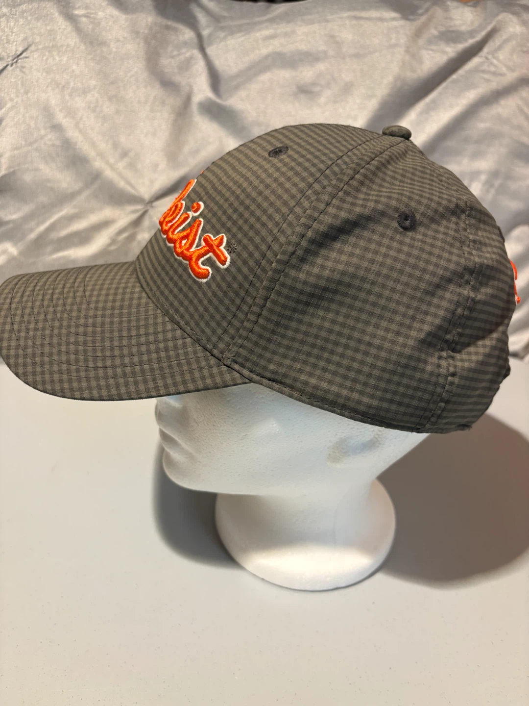 Titleist Golf Adjustable Hat Cap Baseball Men Gray Orange - photo 4