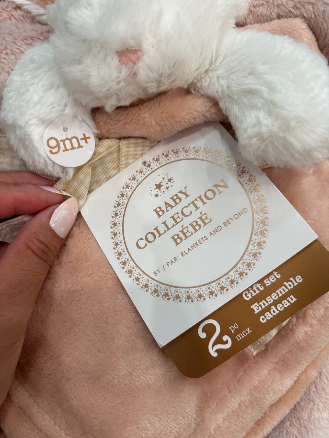 Baby Collection Bébé 2 Piece Gift Set with Plush Bunny - photo 2