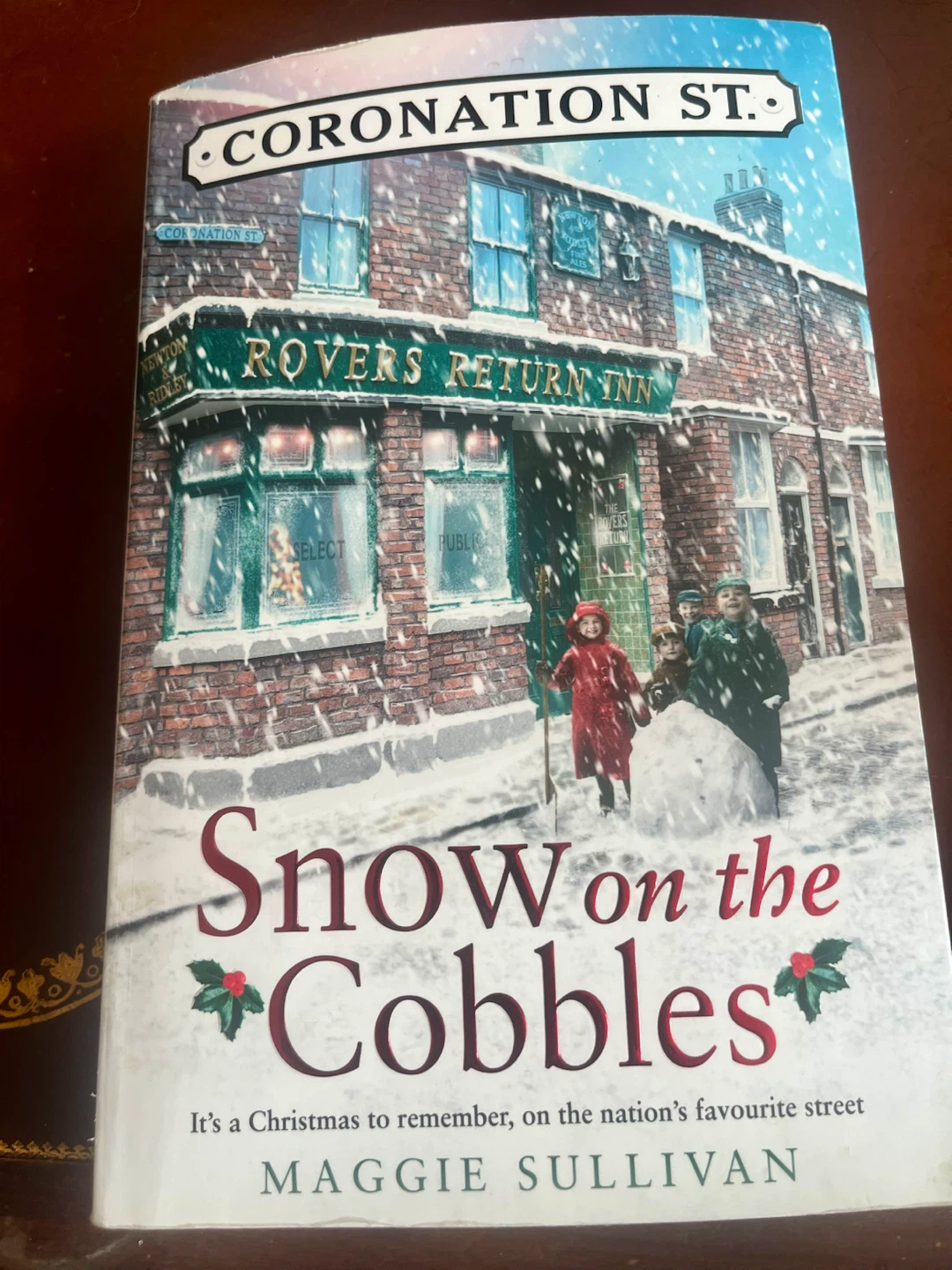 Coronation St. Snow on the Cobbles by Maggie Sullivan