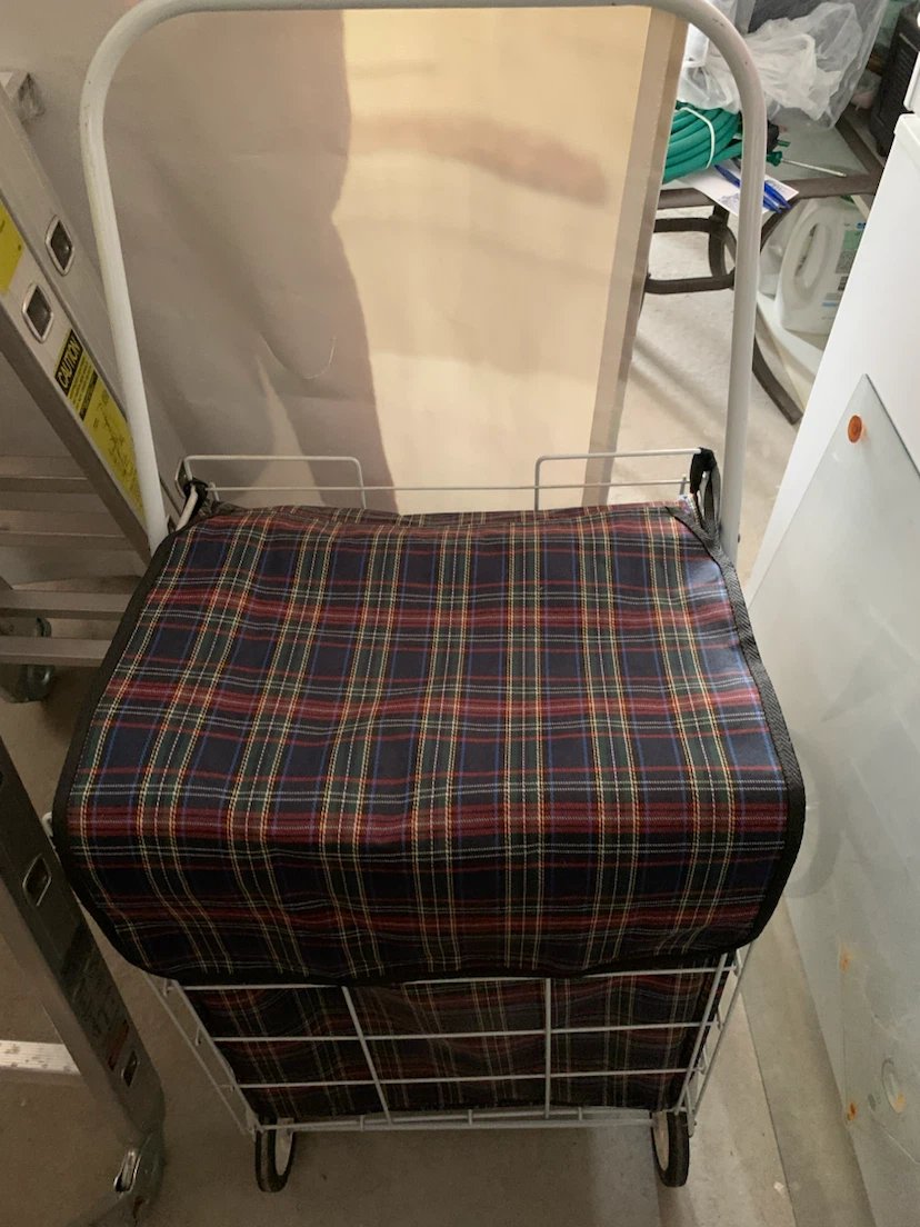 Large Shopping Cart with Liner