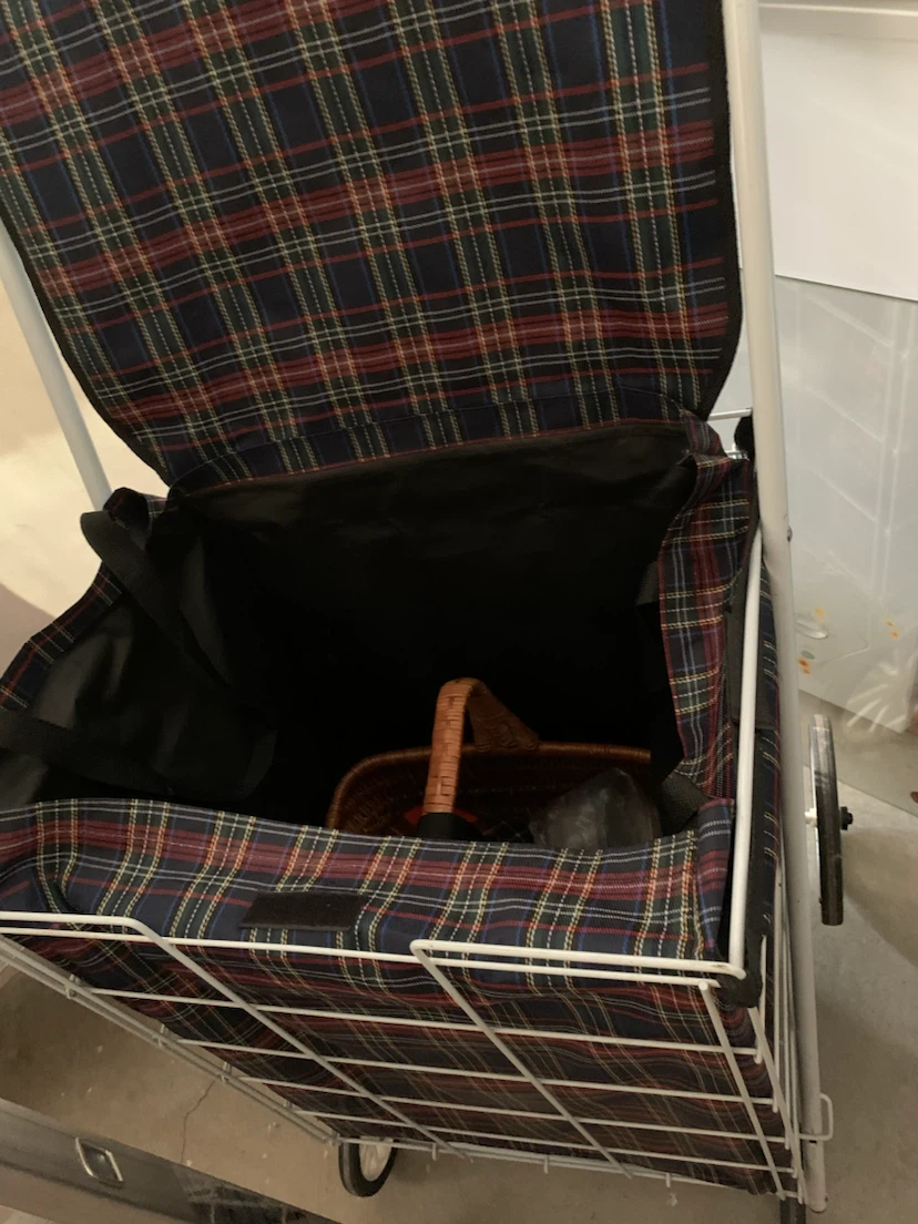 Large Shopping Cart with Liner - photo 2