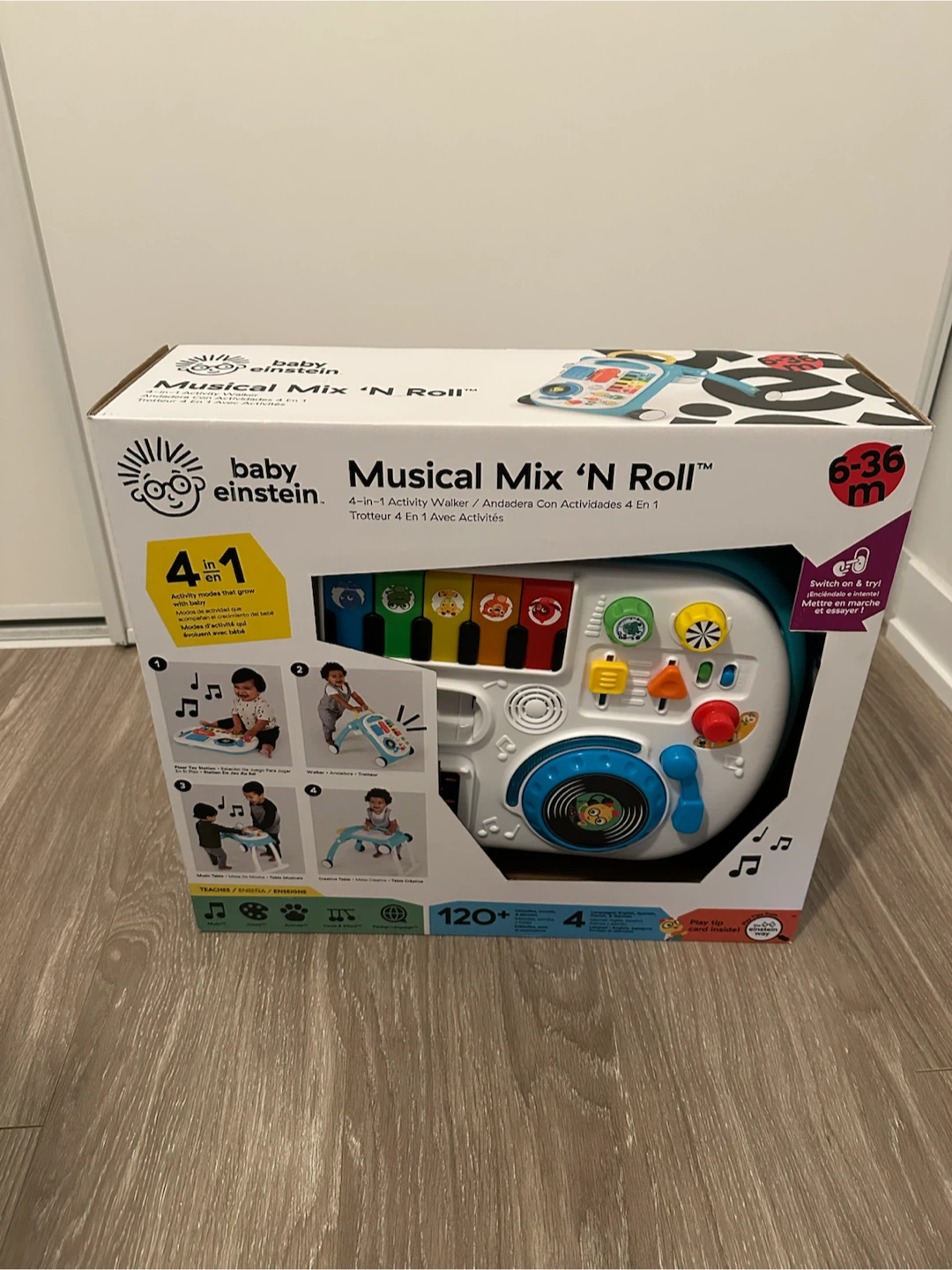 Baby Einstein Musical Mix 'N Roll 4-in-1 Activity Walker