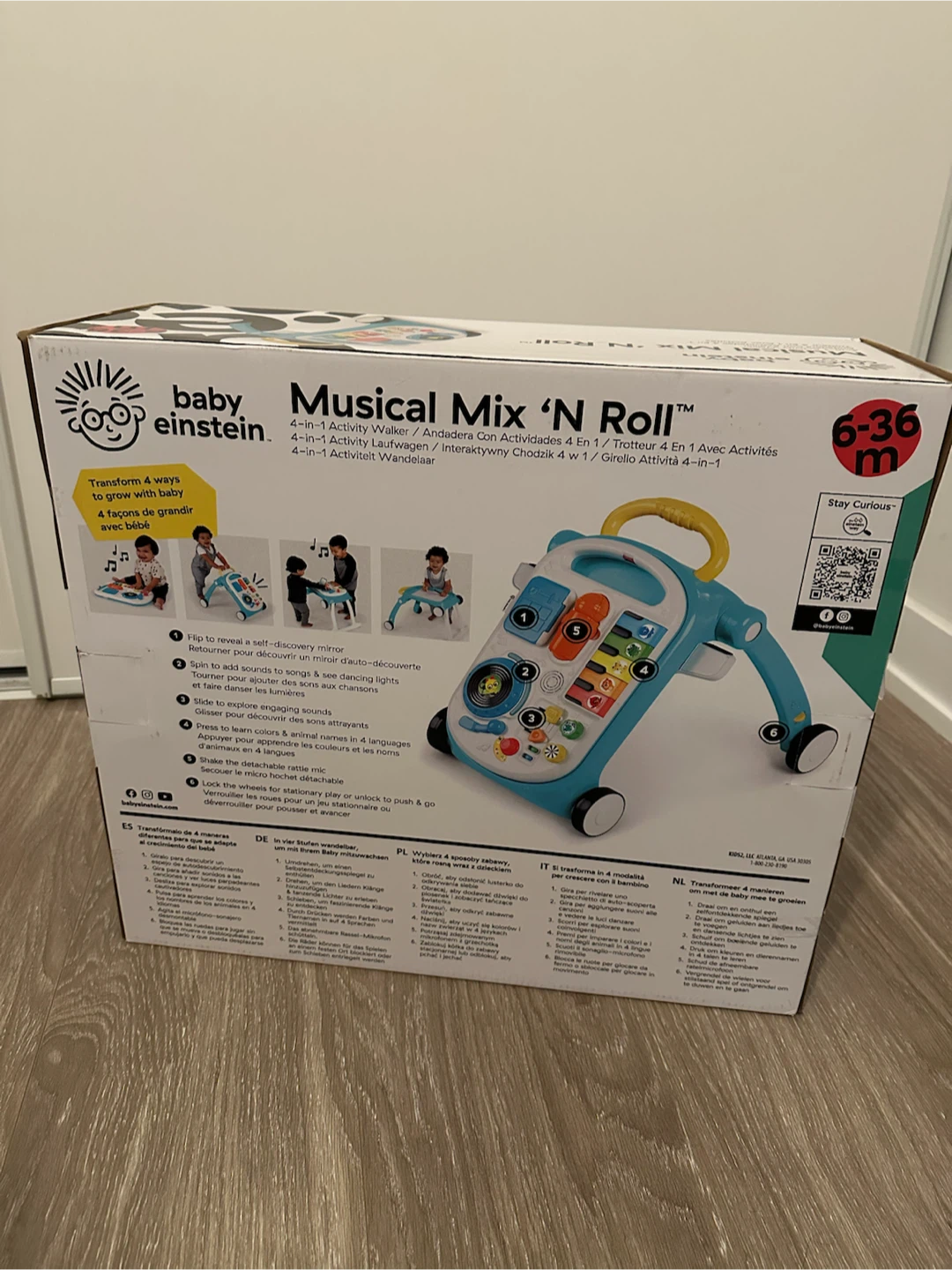 Baby Einstein Musical Mix 'N Roll 4-in-1 Activity Walker - photo 2