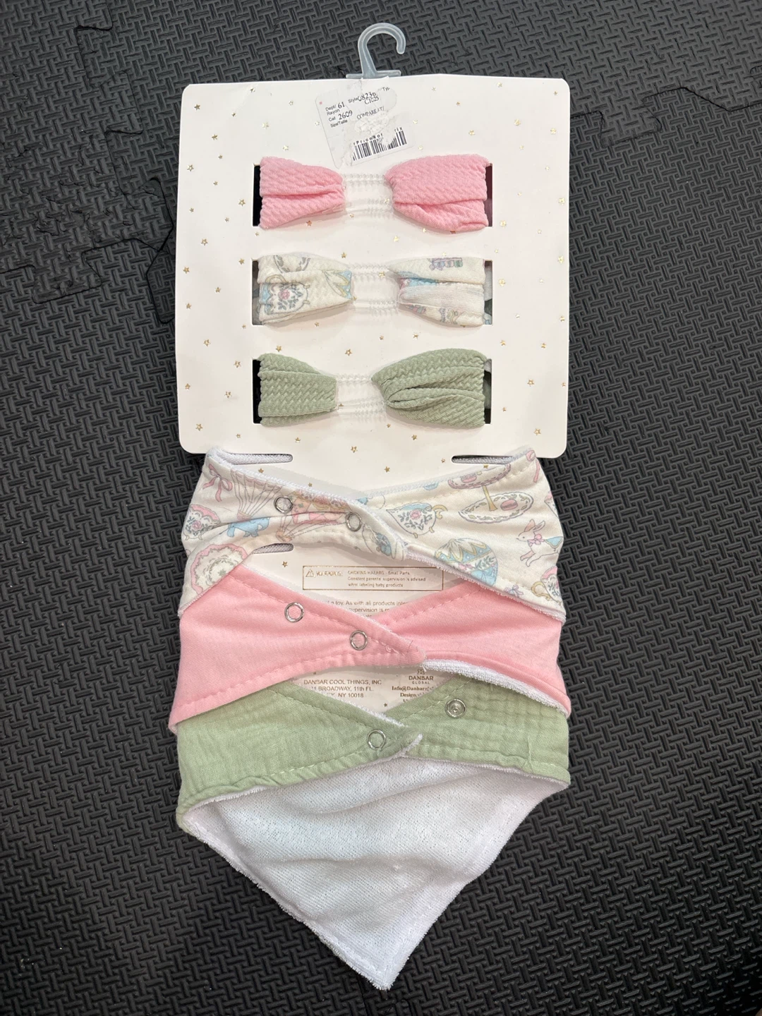Danbar Baby Child Headbands and Bibs Set - photo 3