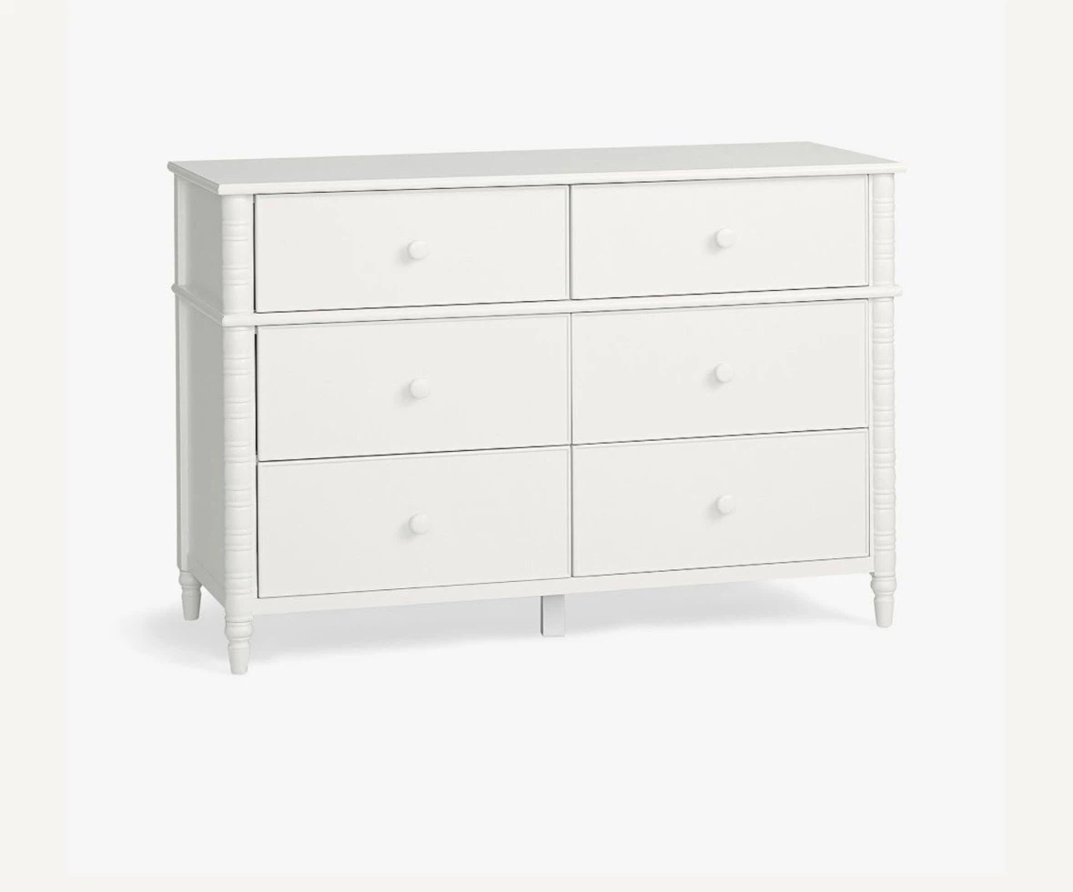 White 6-Drawer Dresser Pottery barn - photo 4