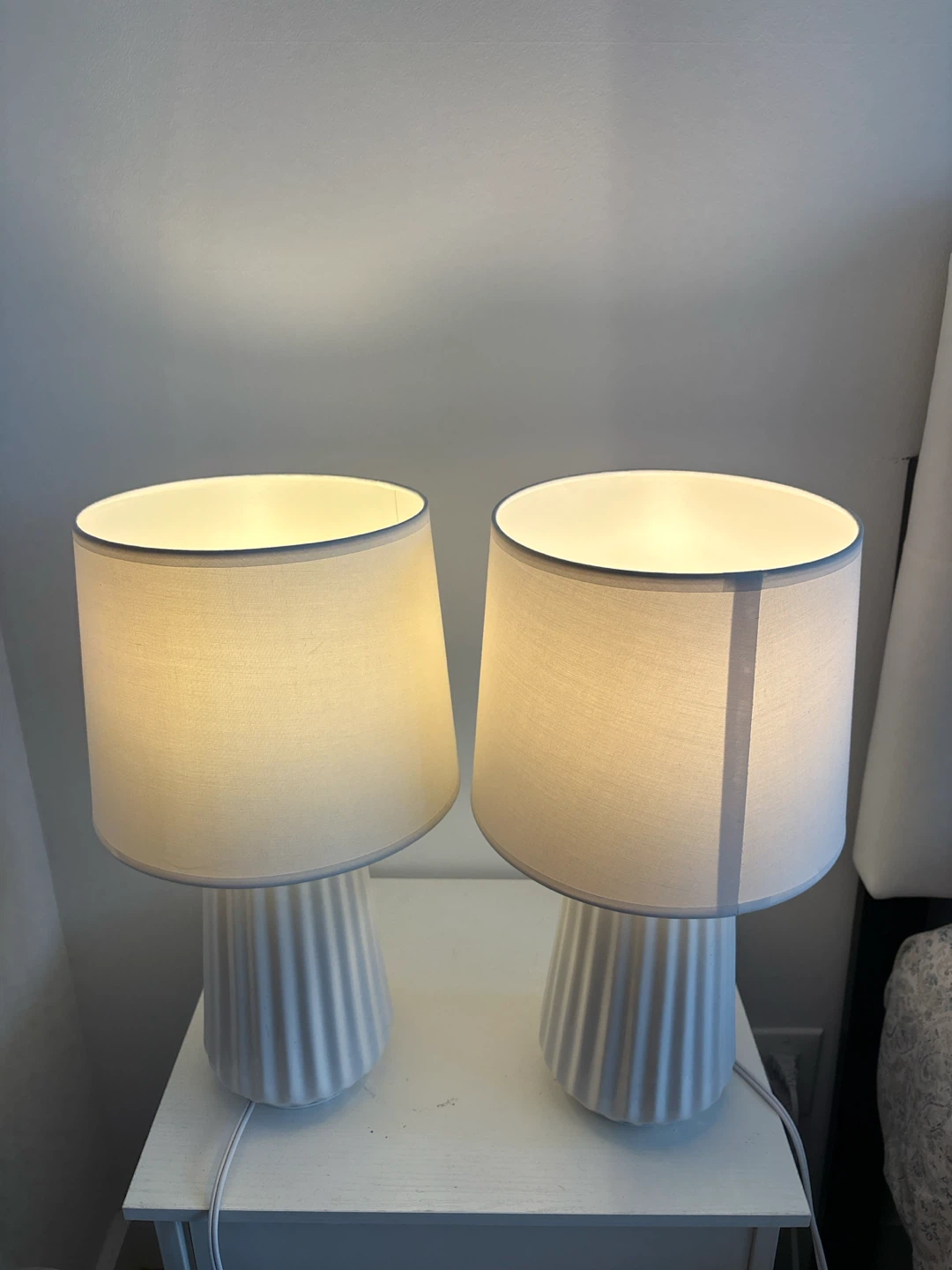 Set of 2 Night-stand Lamps with Bulbs - photo 4