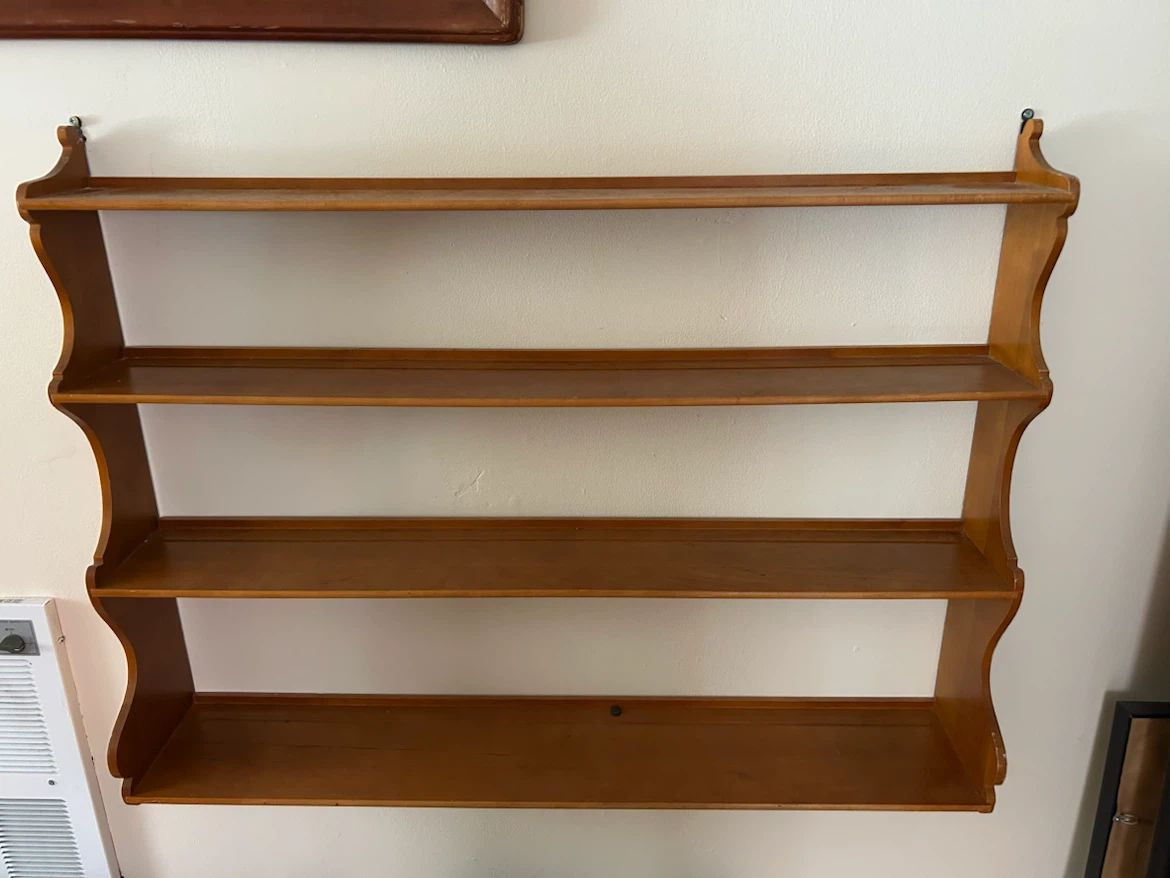 Custom Wooden Wall Shelf