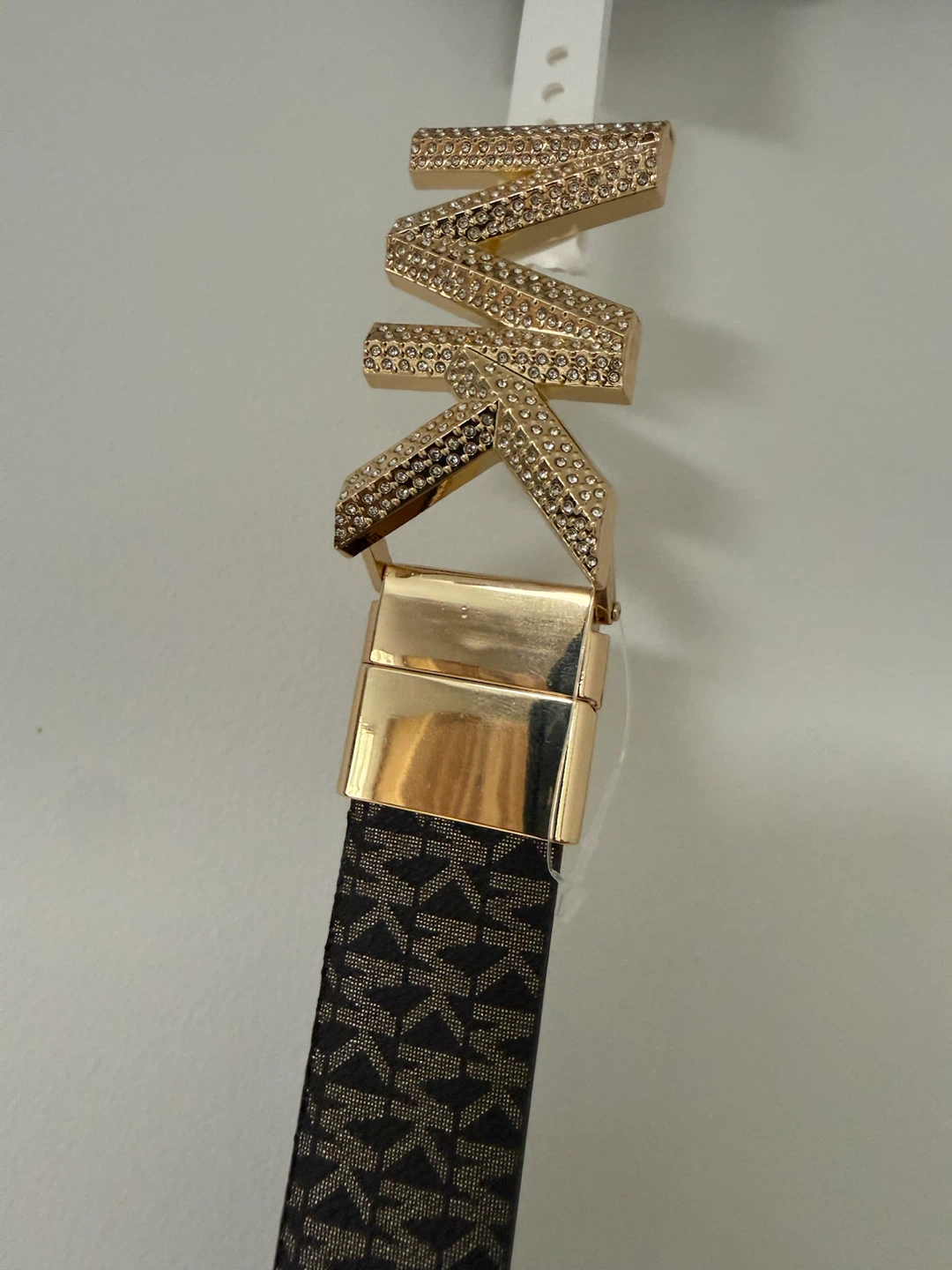 Michael Kors Reversible MK Logo Belt Size M