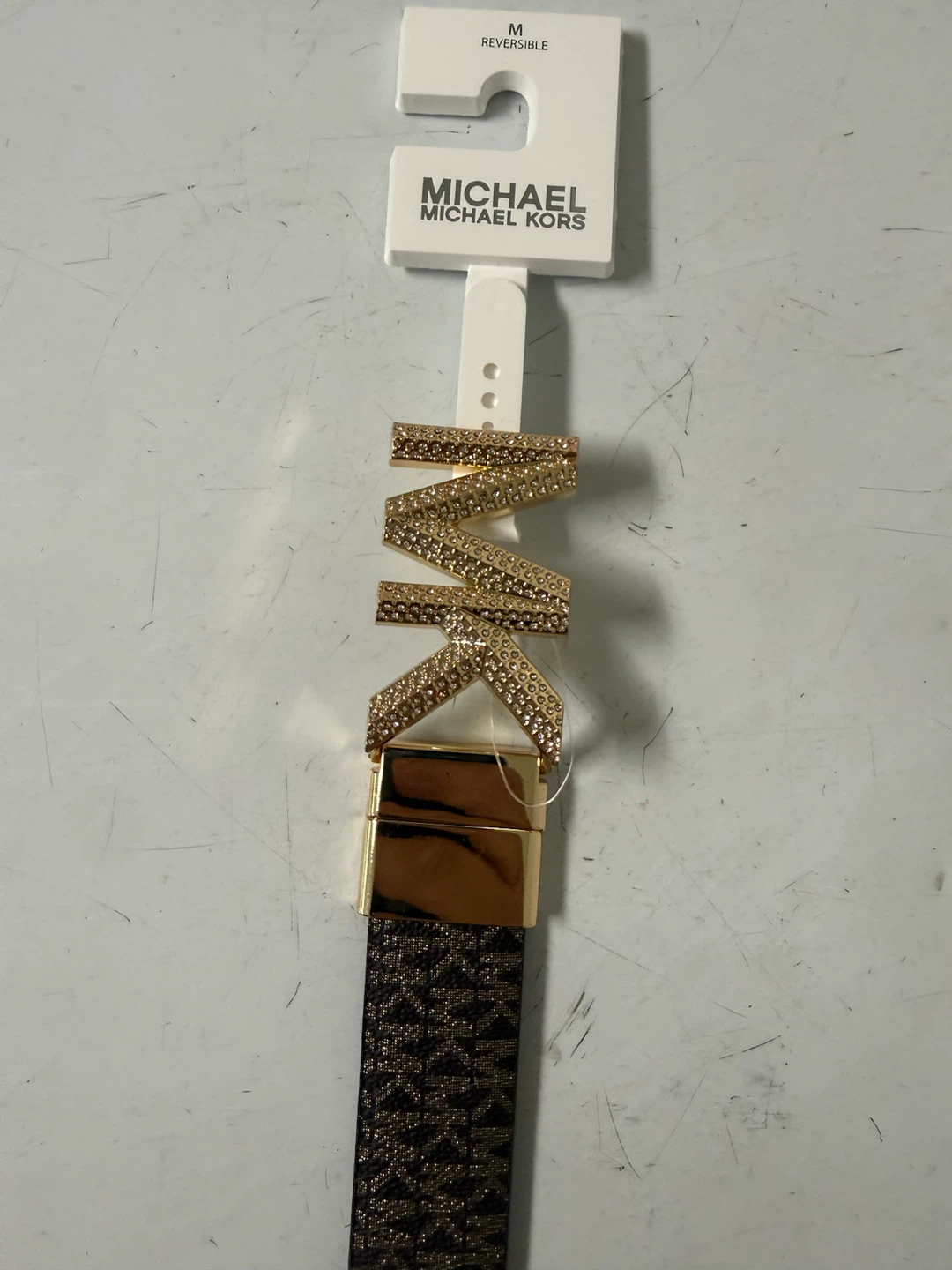 Michael Kors Reversible MK Logo Belt Size M - photo 2