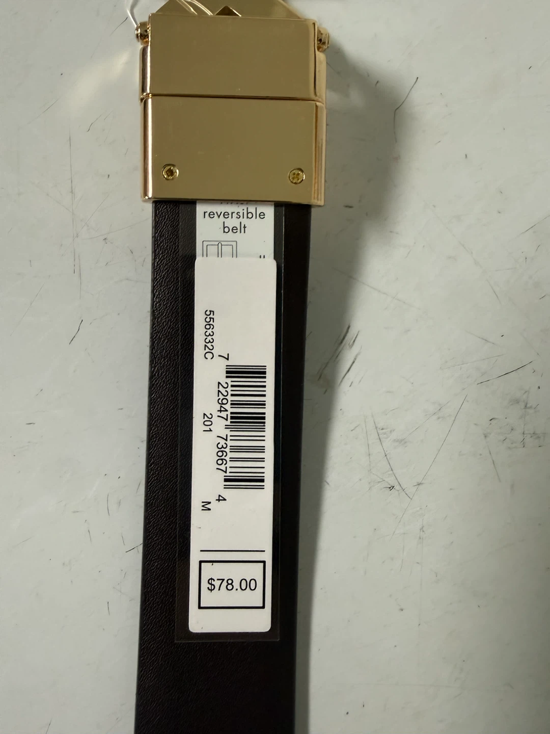 Michael Kors Reversible MK Logo Belt Size M - photo 3