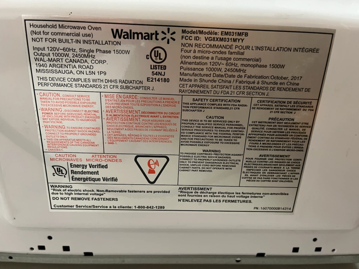 Hamilton Beach 1.1 Cu. Ft. Countertop Microwave (1000W) - photo 4