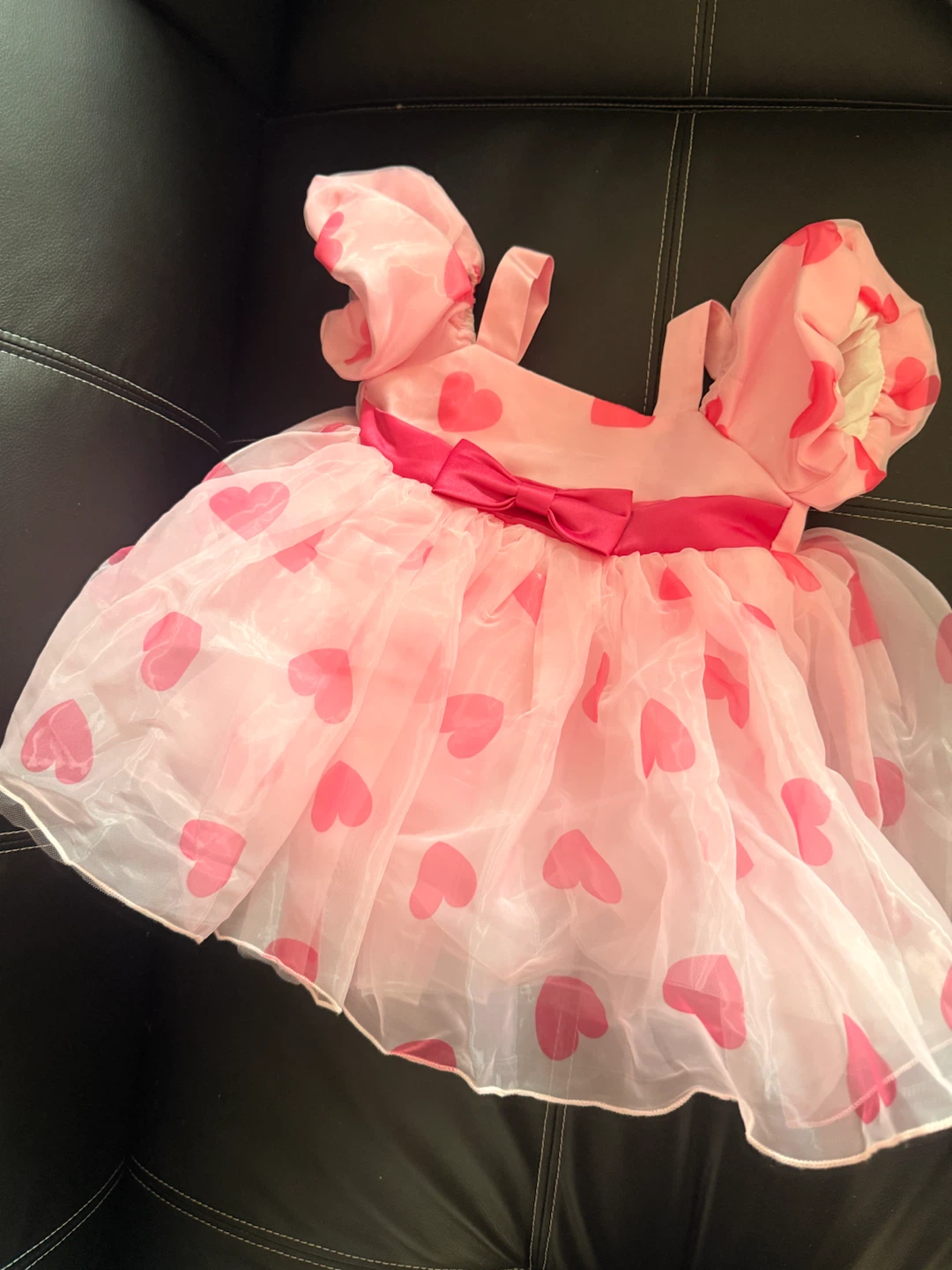 Pink Heart baby frock