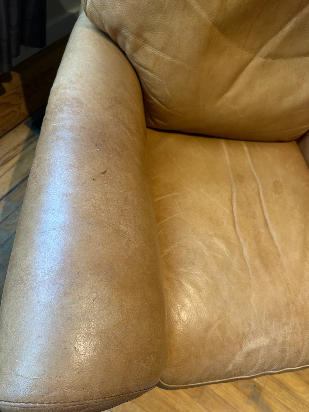 Natuzzi Reclining Brown Leather Arm Chair - photo 4