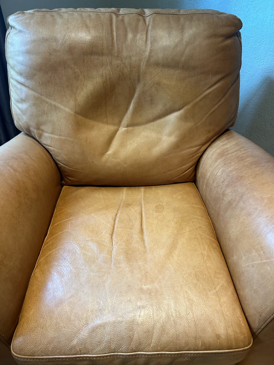 Natuzzi Reclining Brown Leather Arm Chair - photo 5