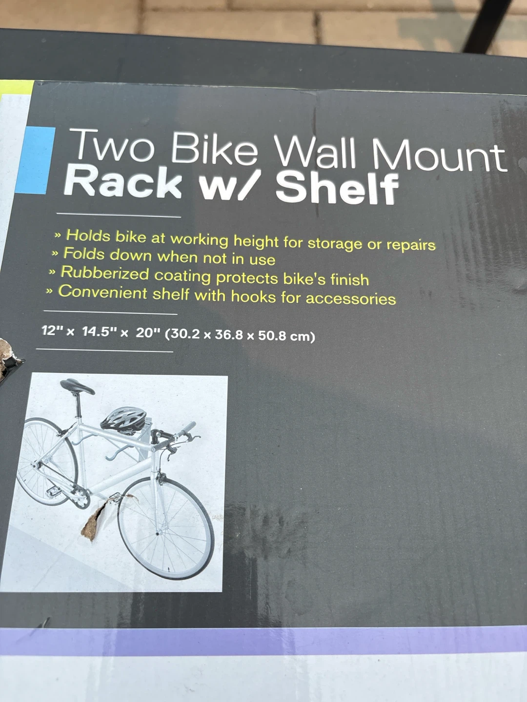 Delta Two Bike Wall Mount Rack w/ Shelf - photo 2