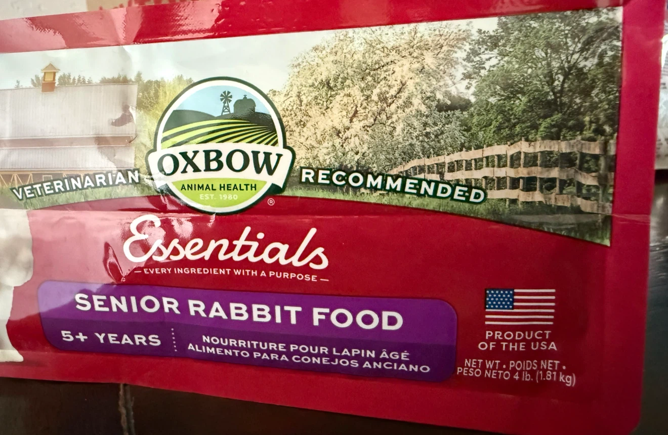 Oxbow Essentials Senior Rabbit Food - 4 lb Bag - photo 4