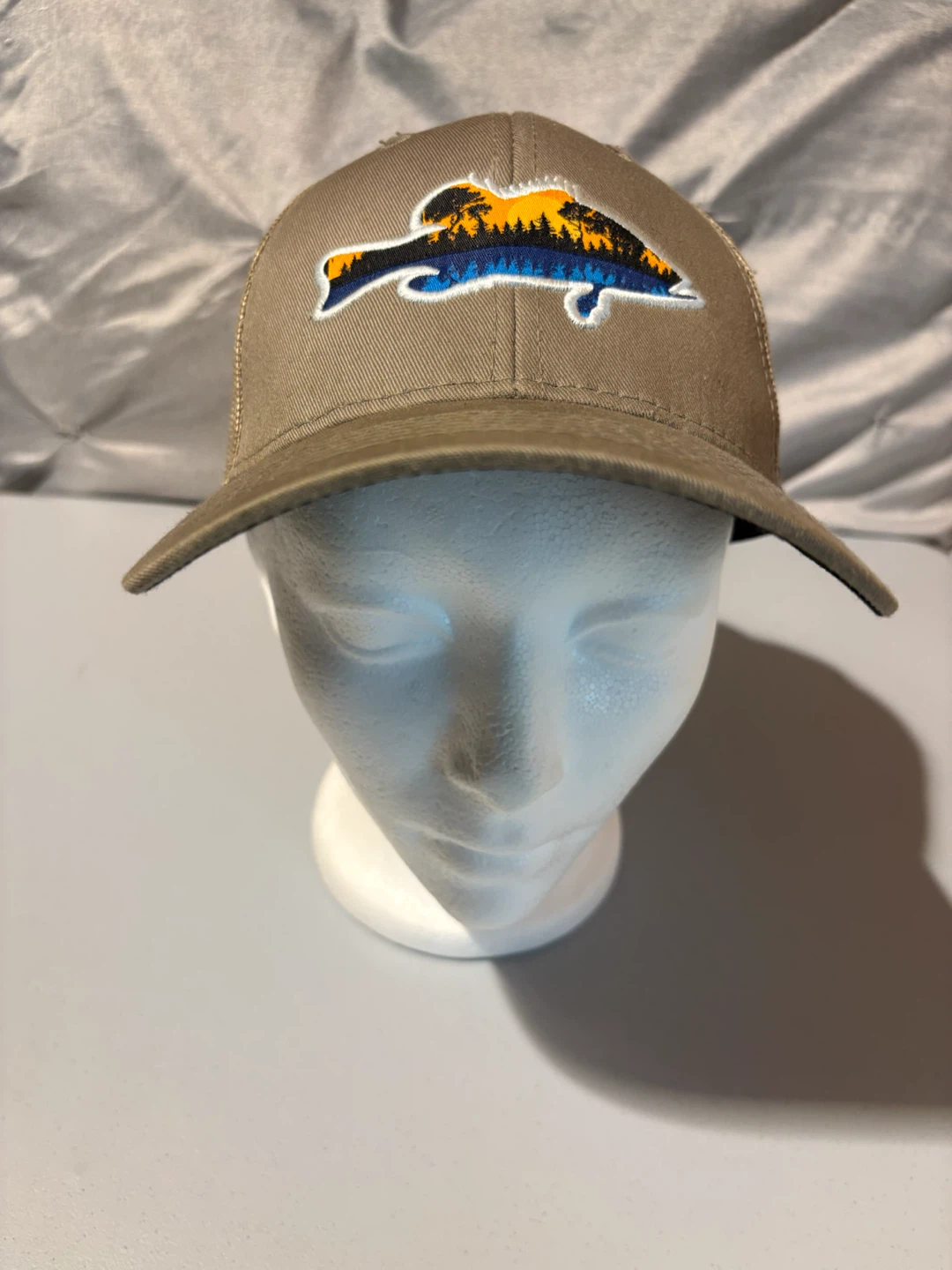 Trucker Hat with Fish Graphic - photo 3