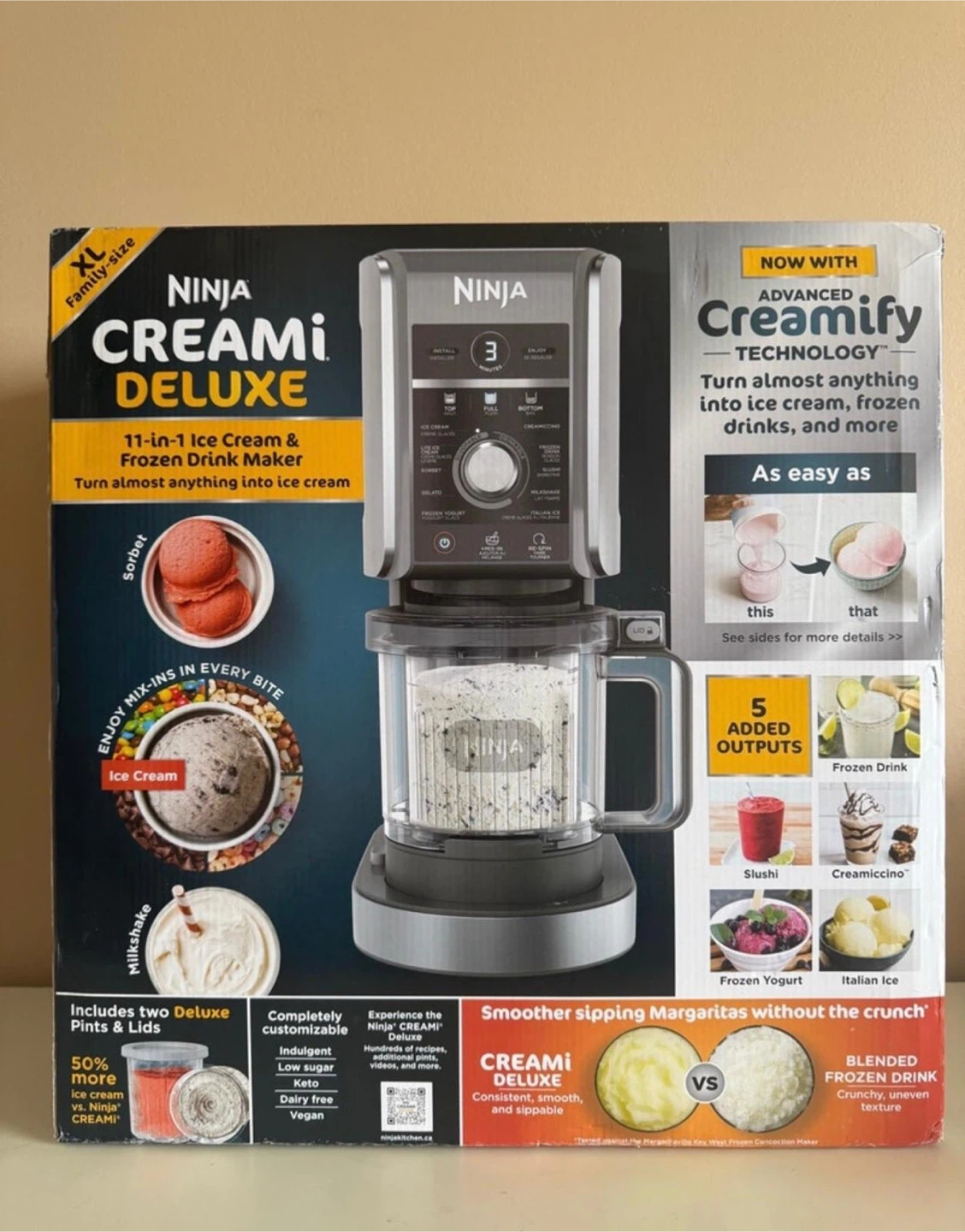 NINJA Creami DeluxeXL $395.00 Retail Value/SAVE $100.00 🆕