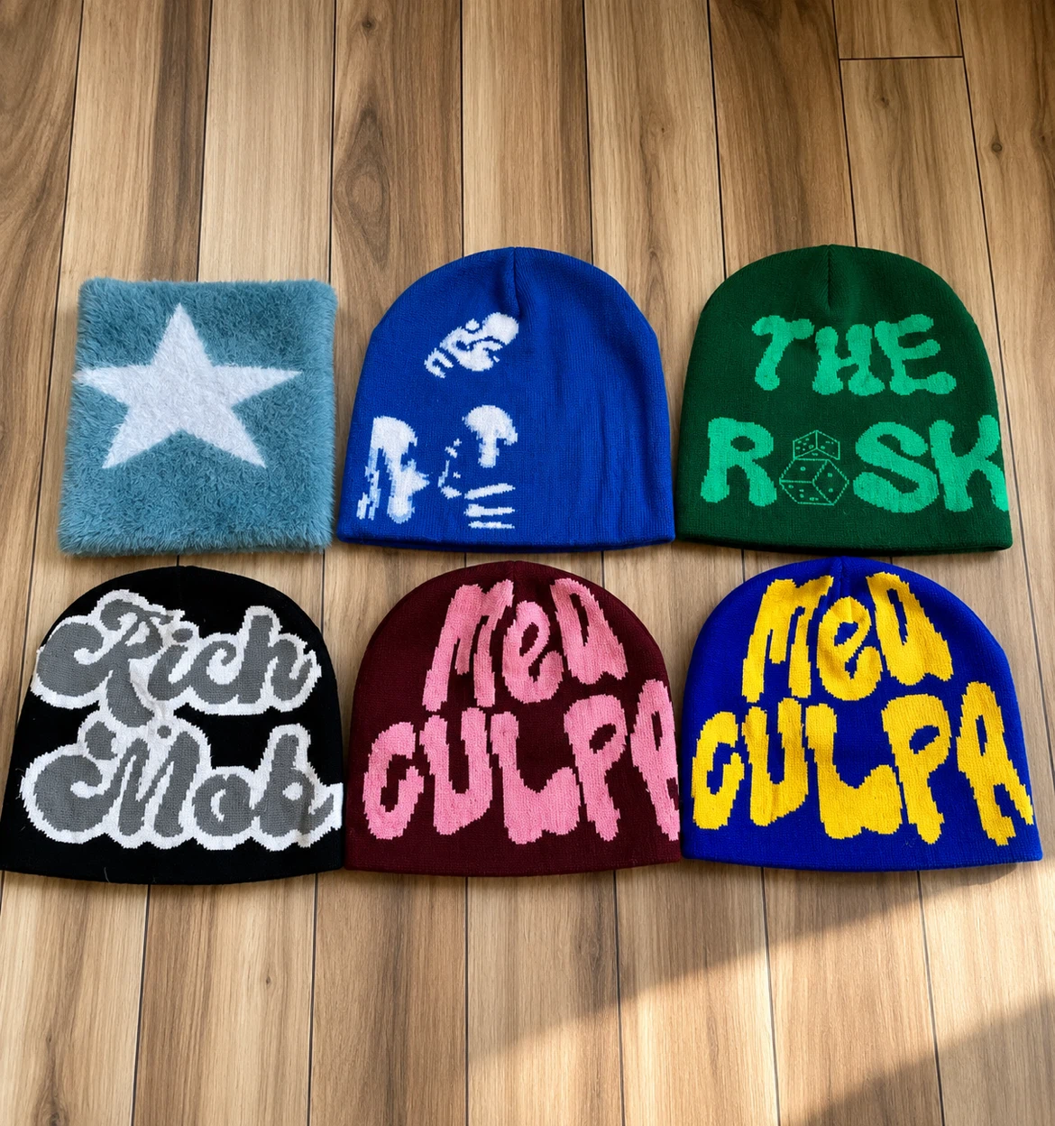 Collection of Graphic Beanies and Neck Warmer - photo 2