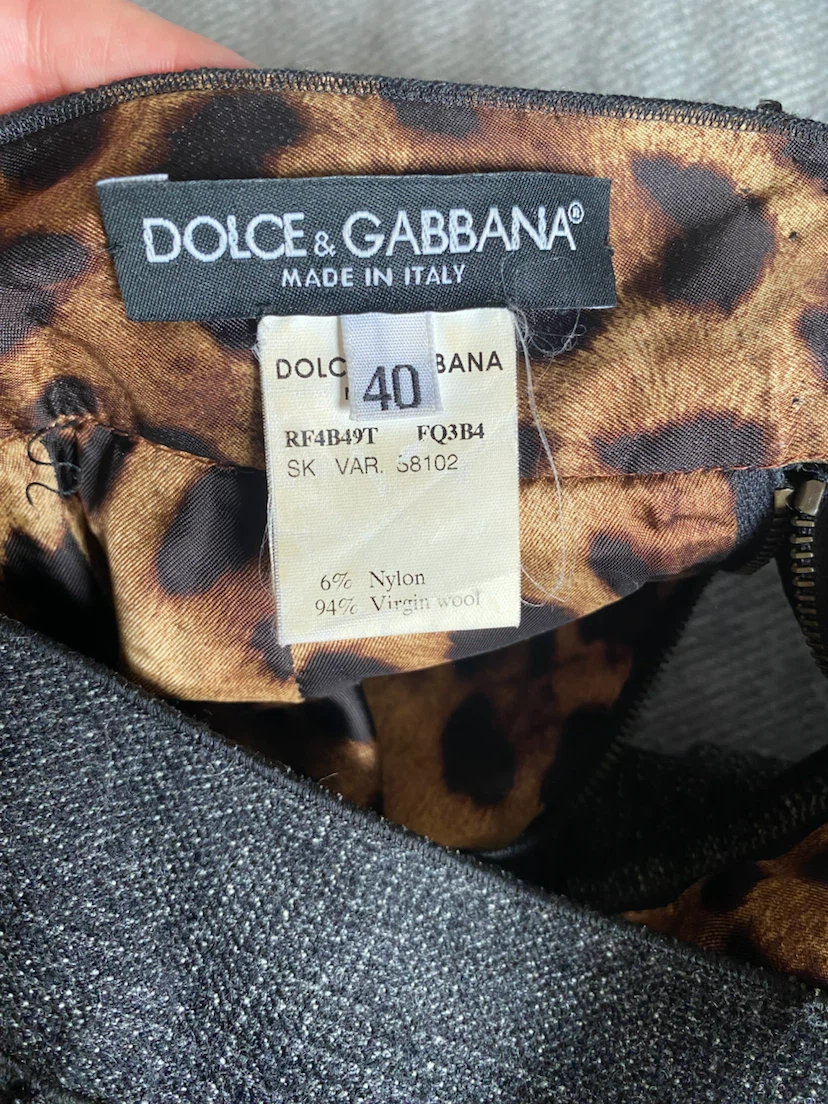 Dolce & Gabbana Wool Blend Skirt - photo 2