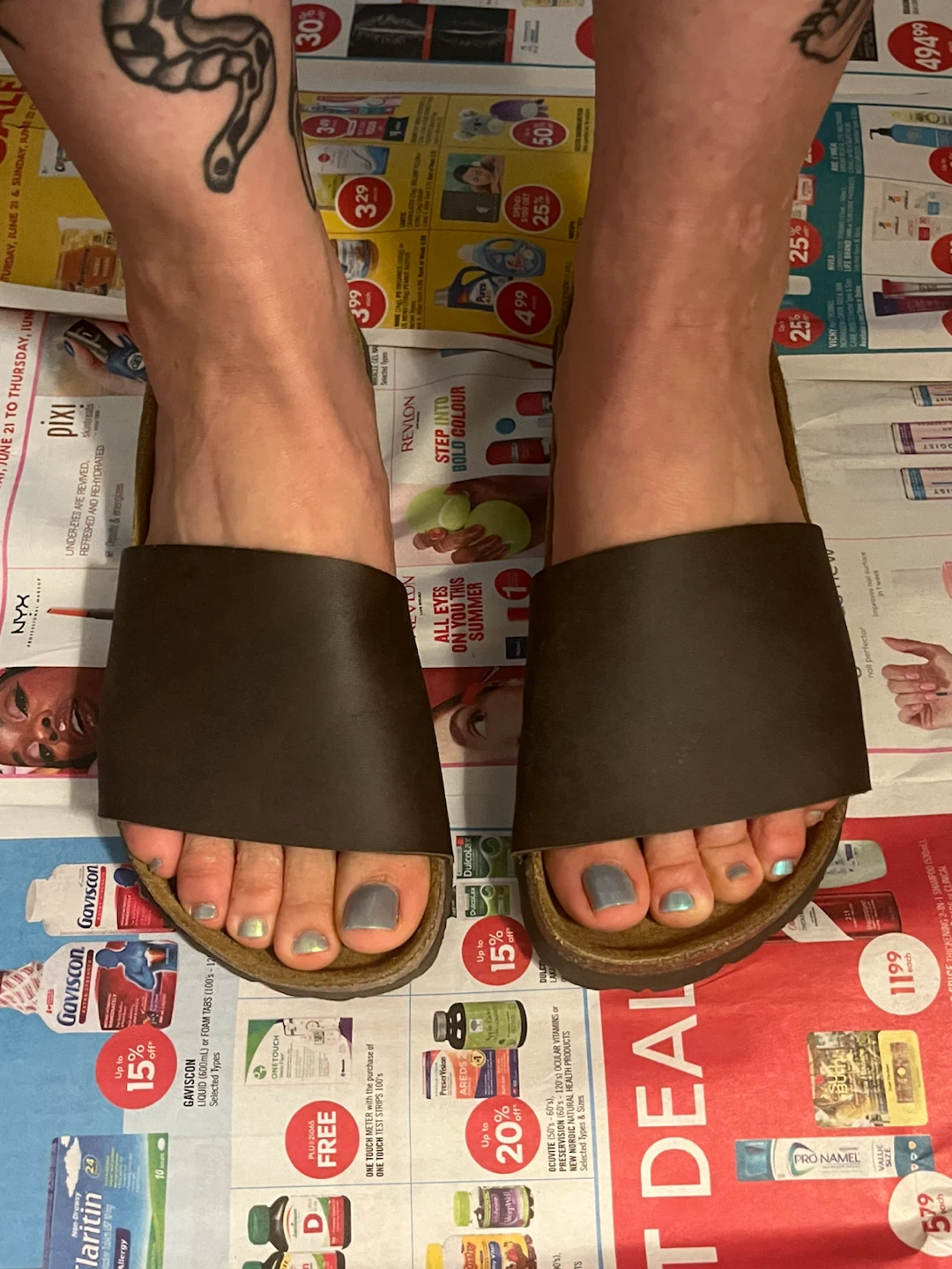 Brown’s Leather Slide Sandals - photo 4
