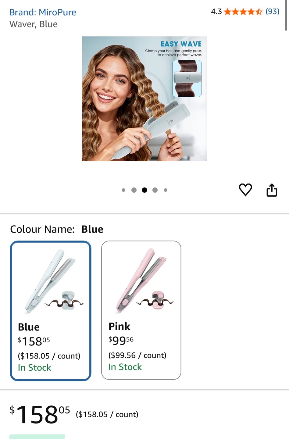 MiroPure Wave Curling Iron SZ-97T - photo 3