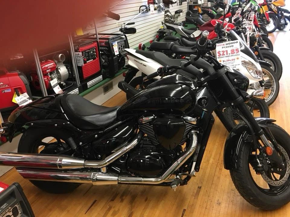 Black Suzuki Boulevard Motorcycle - photo 2
