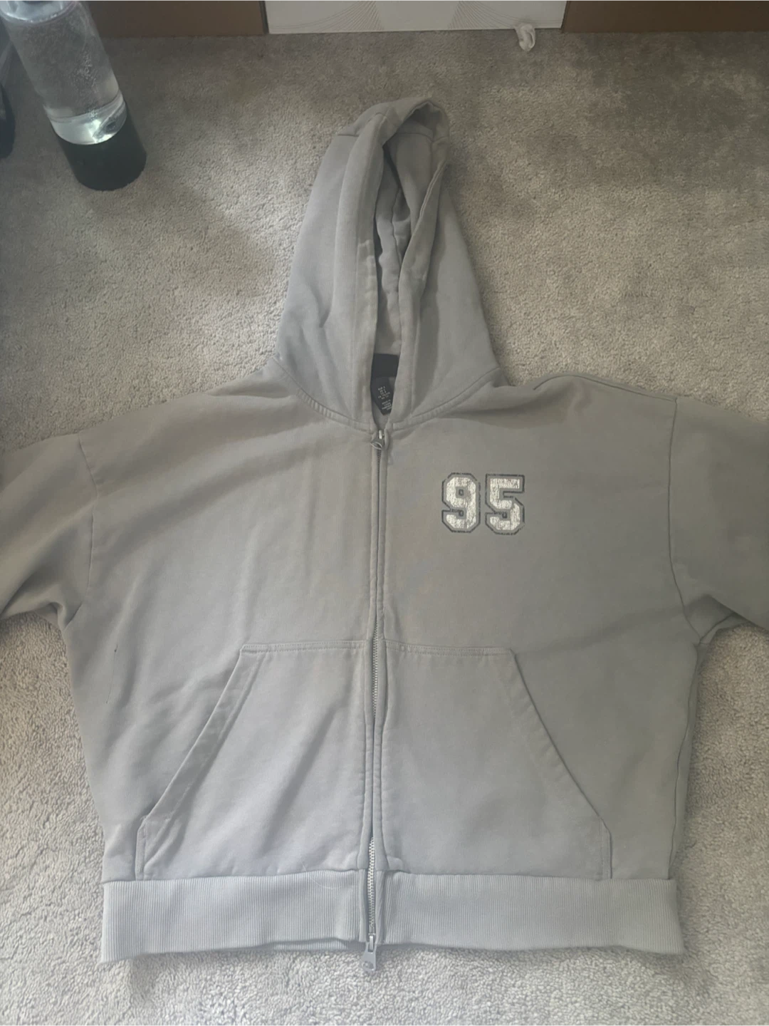 Grey Zip-Up Hoodie - photo 2