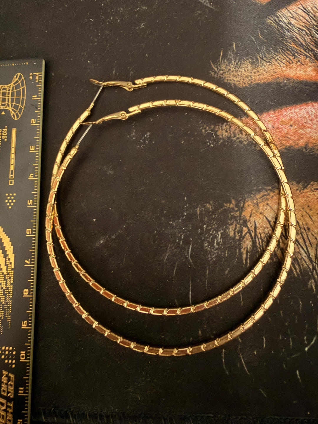 Large Gold Hoop Earrings - photo 2