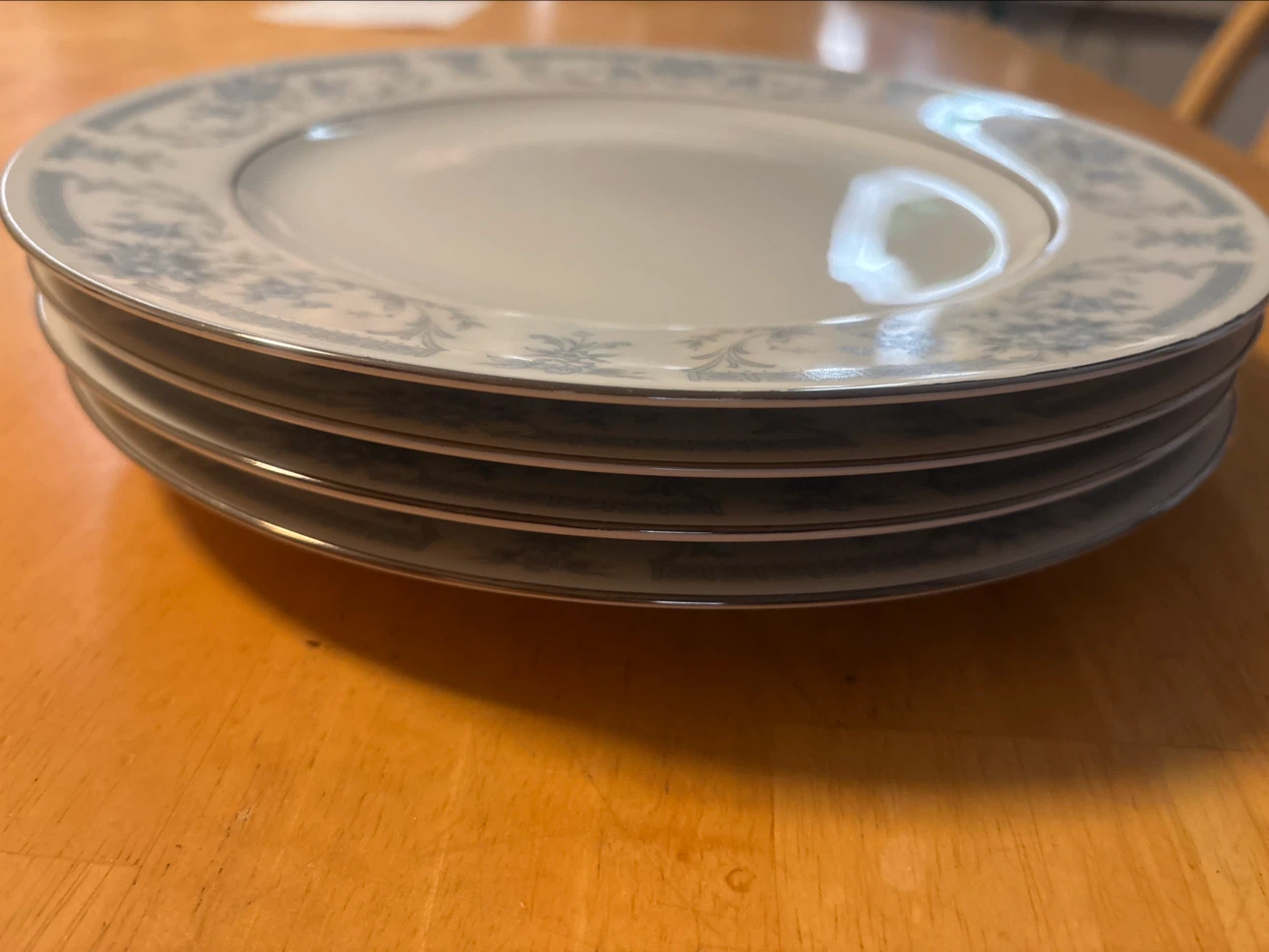 Sheffield Blue Whisper Porcelain Fine China Plates - photo 2