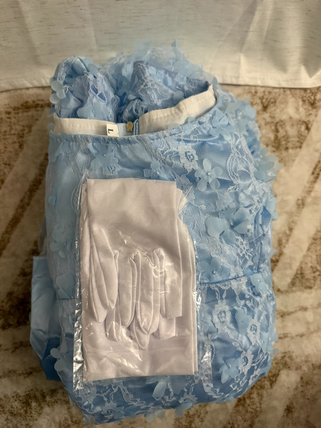 MyheroCos Blue Lace Dress with Gloves - Large - photo 2