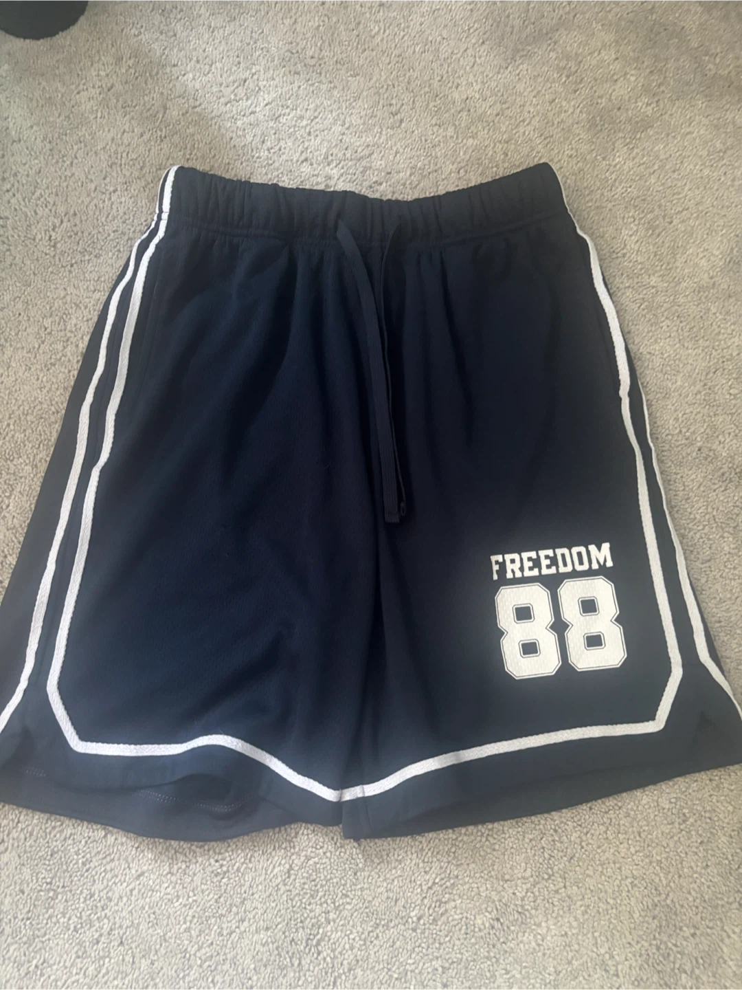 Navy Blue Freedom 88 Athletic Shorts