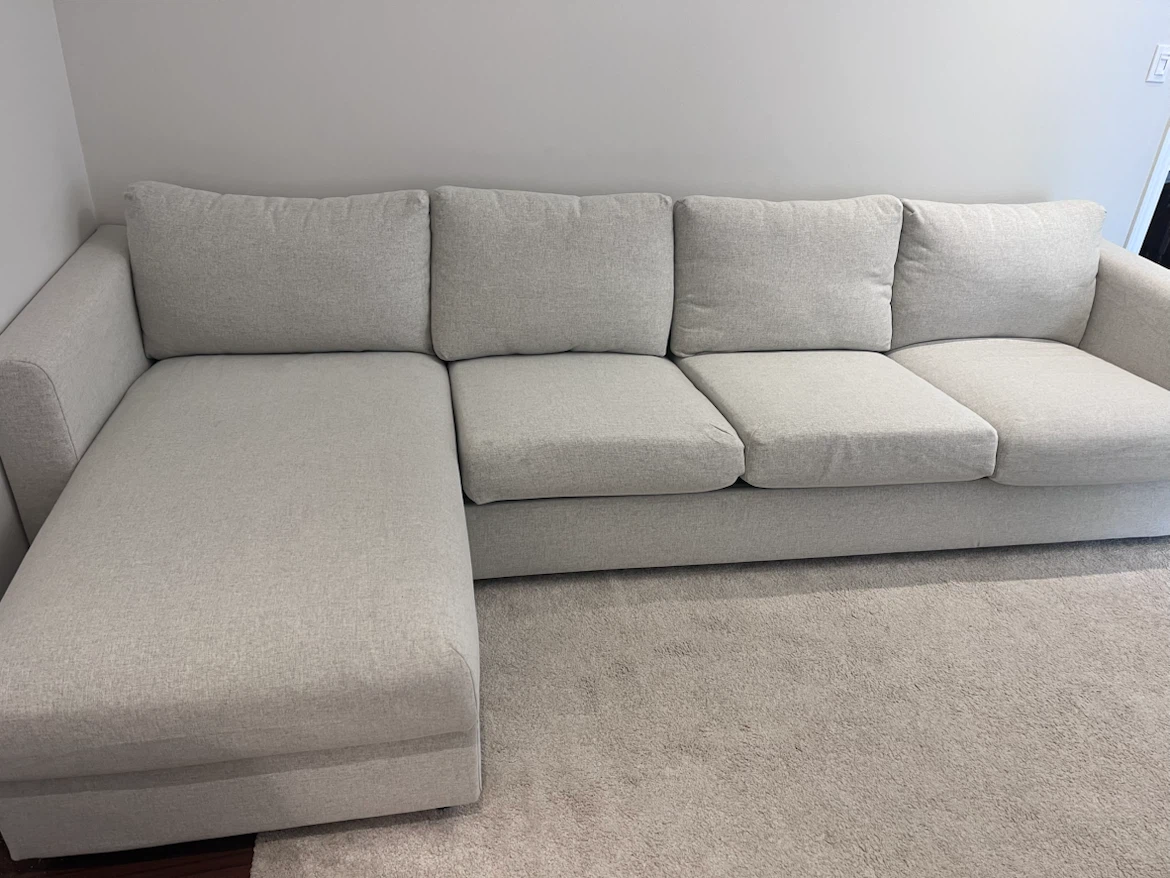 IKEA FINNALA Sectional Sofa w/ Chaise – Excellent Condition