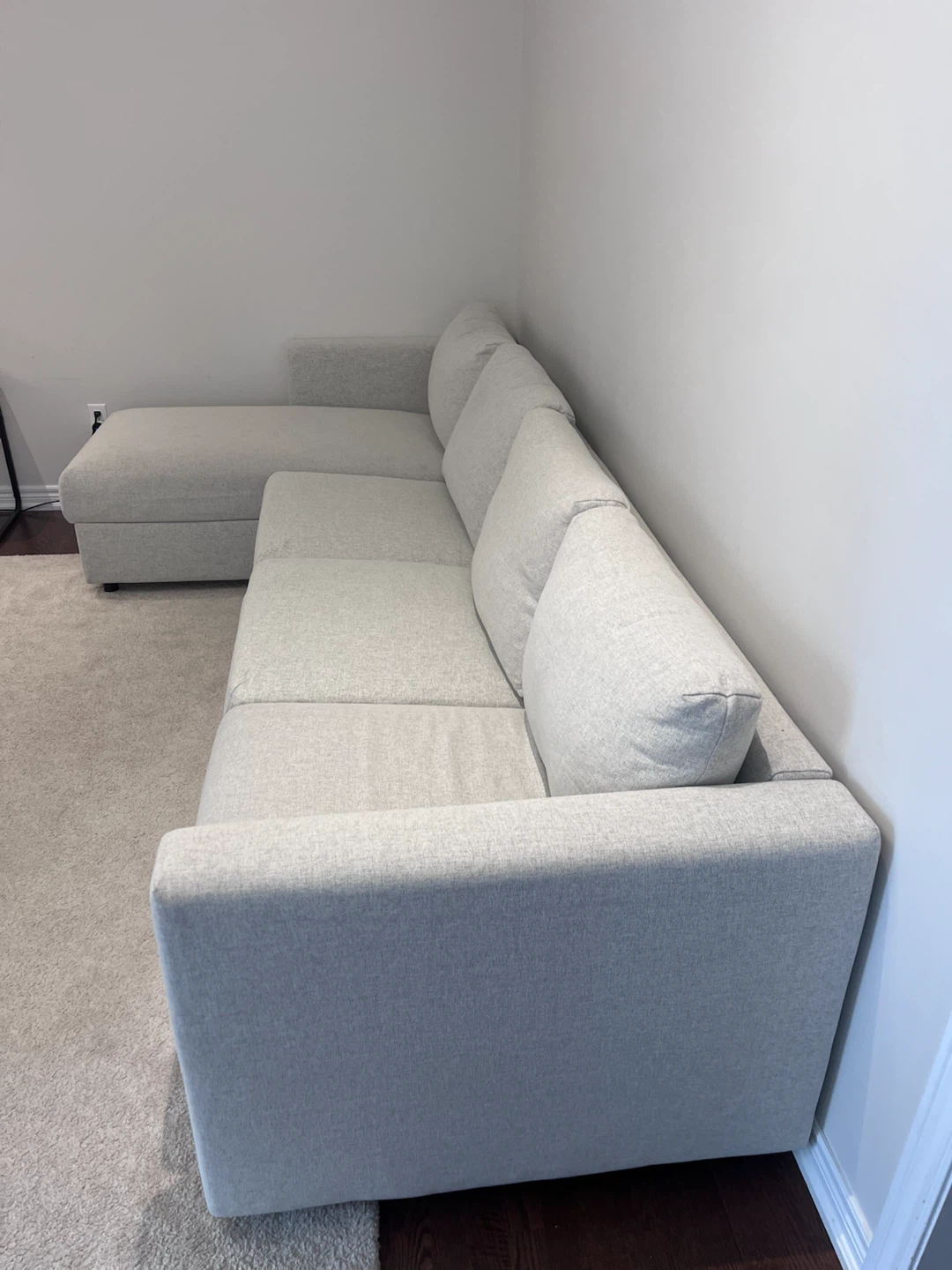 IKEA FINNALA Sectional Sofa w/ Chaise – Excellent Condition - photo 2