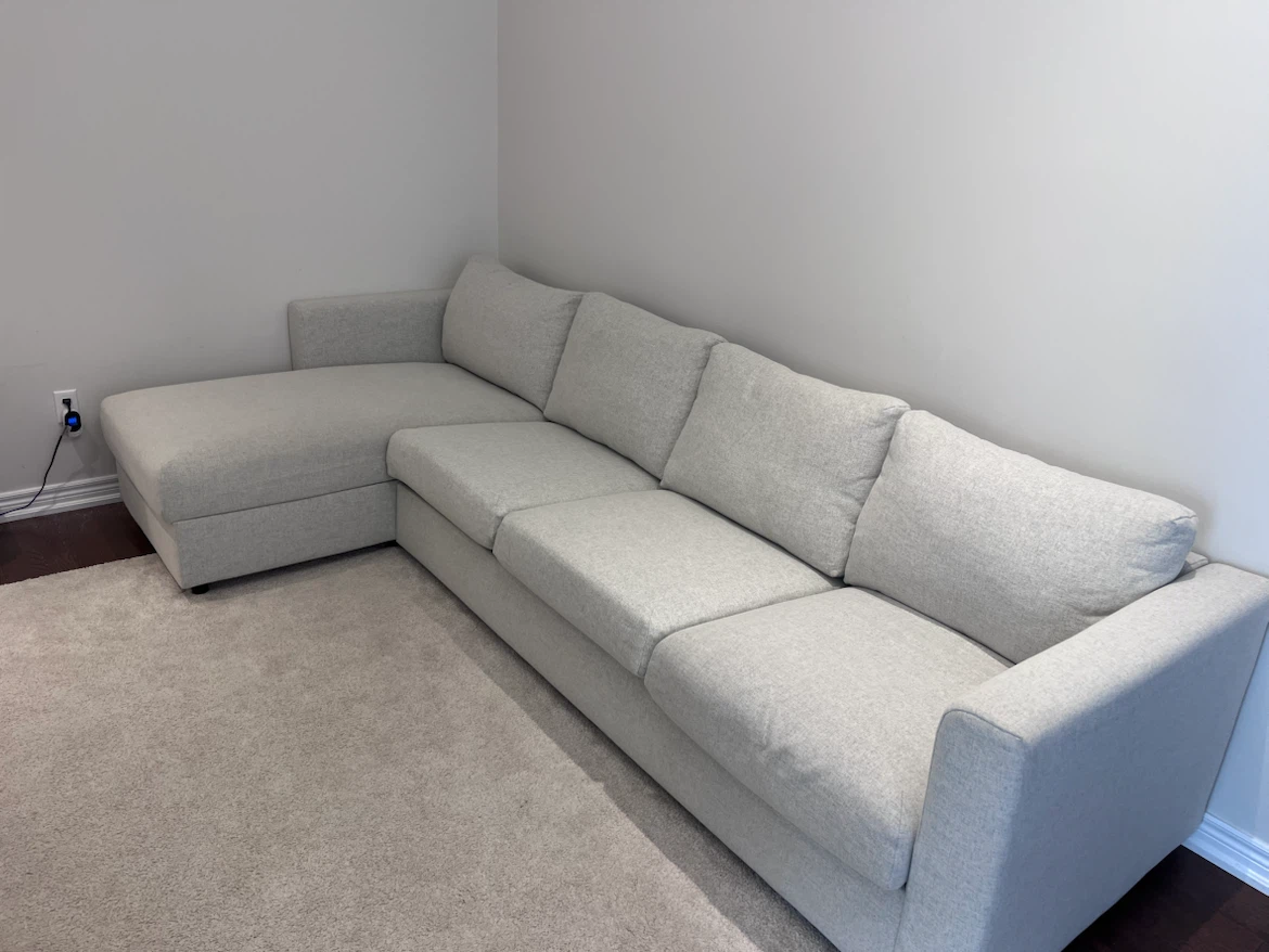 IKEA FINNALA Sectional Sofa w/ Chaise – Excellent Condition - photo 3