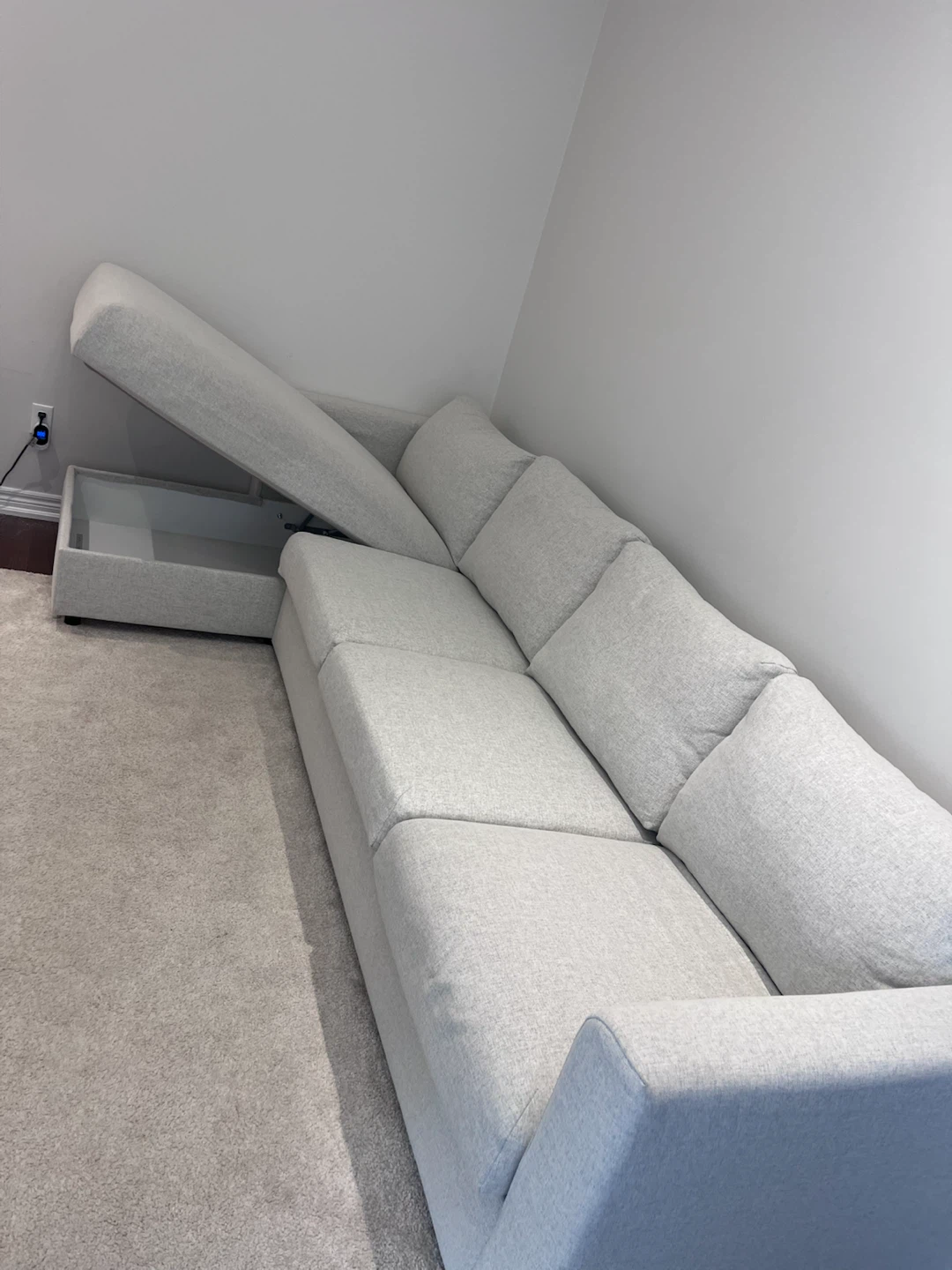 IKEA FINNALA Sectional Sofa w/ Chaise – Excellent Condition - photo 5
