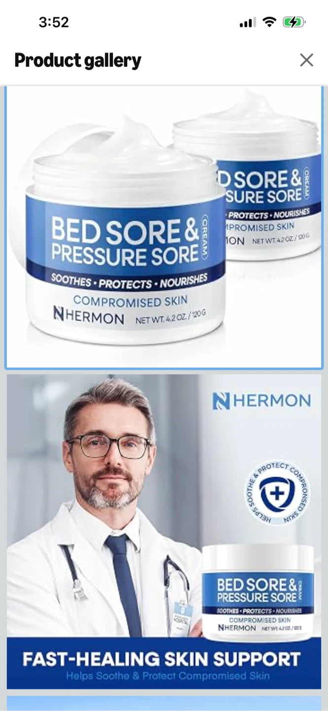 New-RoyceDerm Bed Sore & Pressure Sore Healing Cream 3.5 oz