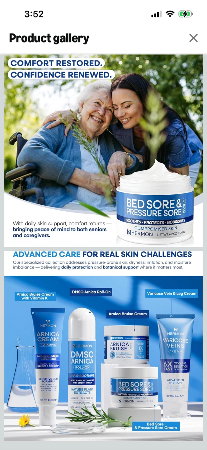 New-RoyceDerm Bed Sore & Pressure Sore Healing Cream 3.5 oz - photo 2