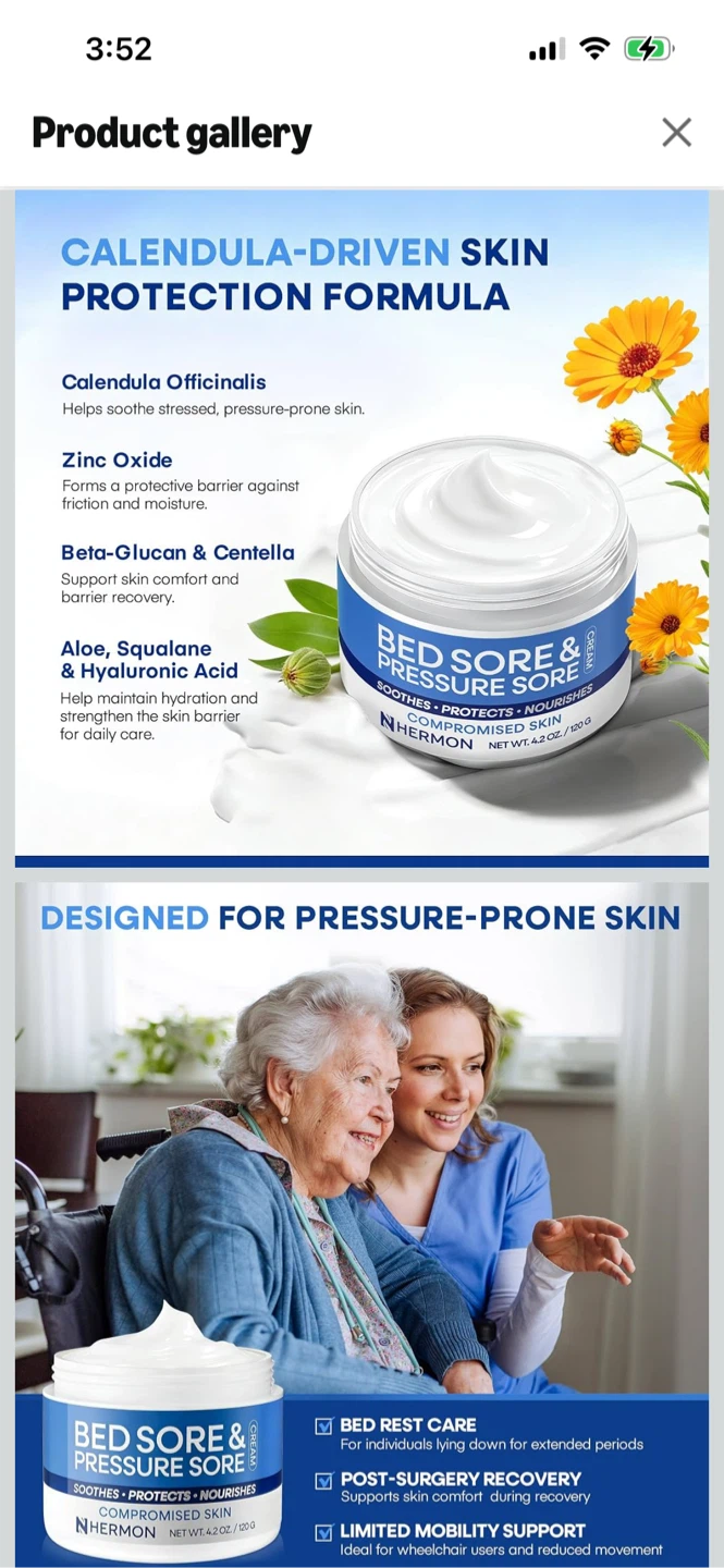 New-RoyceDerm Bed Sore & Pressure Sore Healing Cream 3.5 oz - photo 3